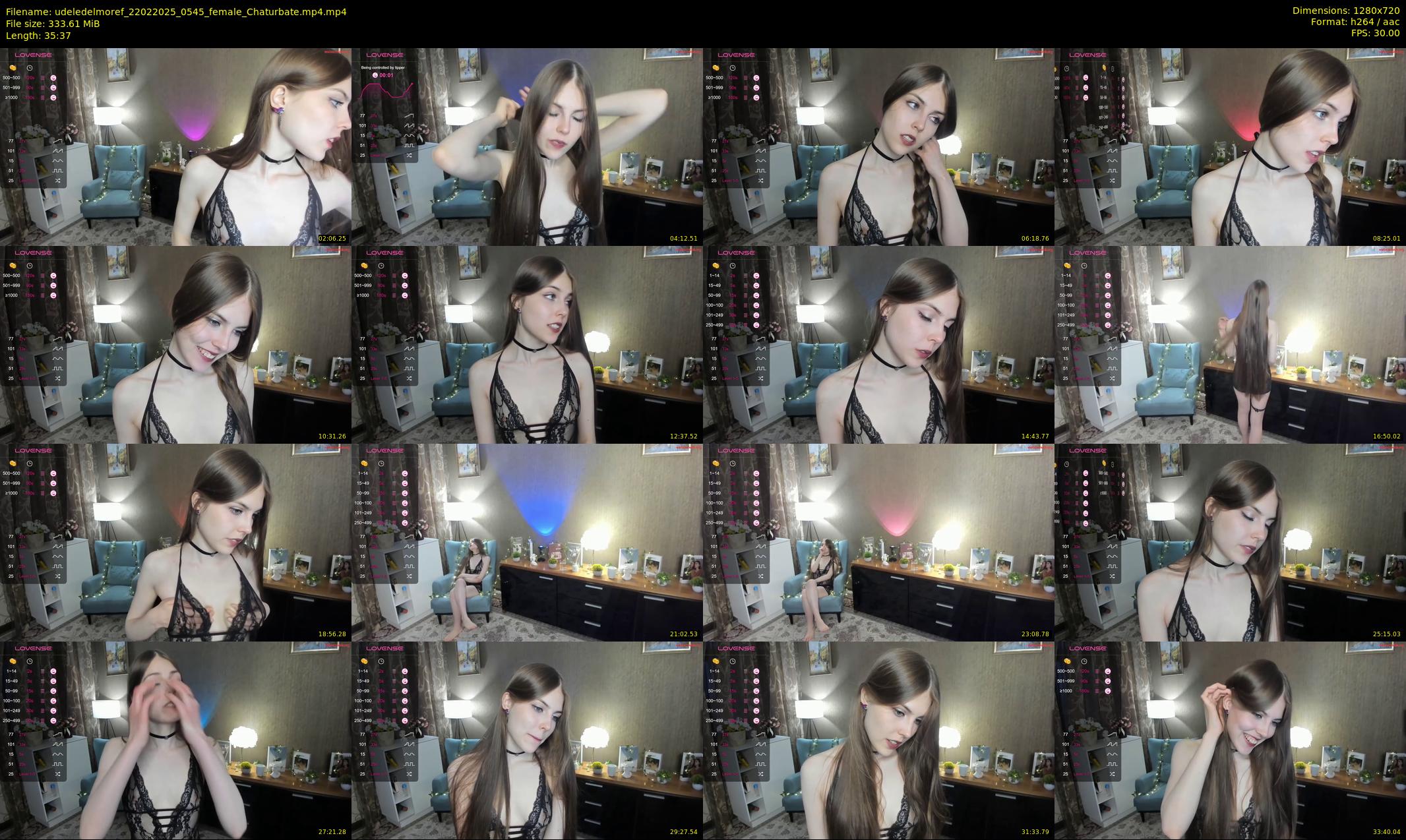 udeledelmoref — 36 minute Chaturbate female cam show recording, 720p, Feb 22, 2025