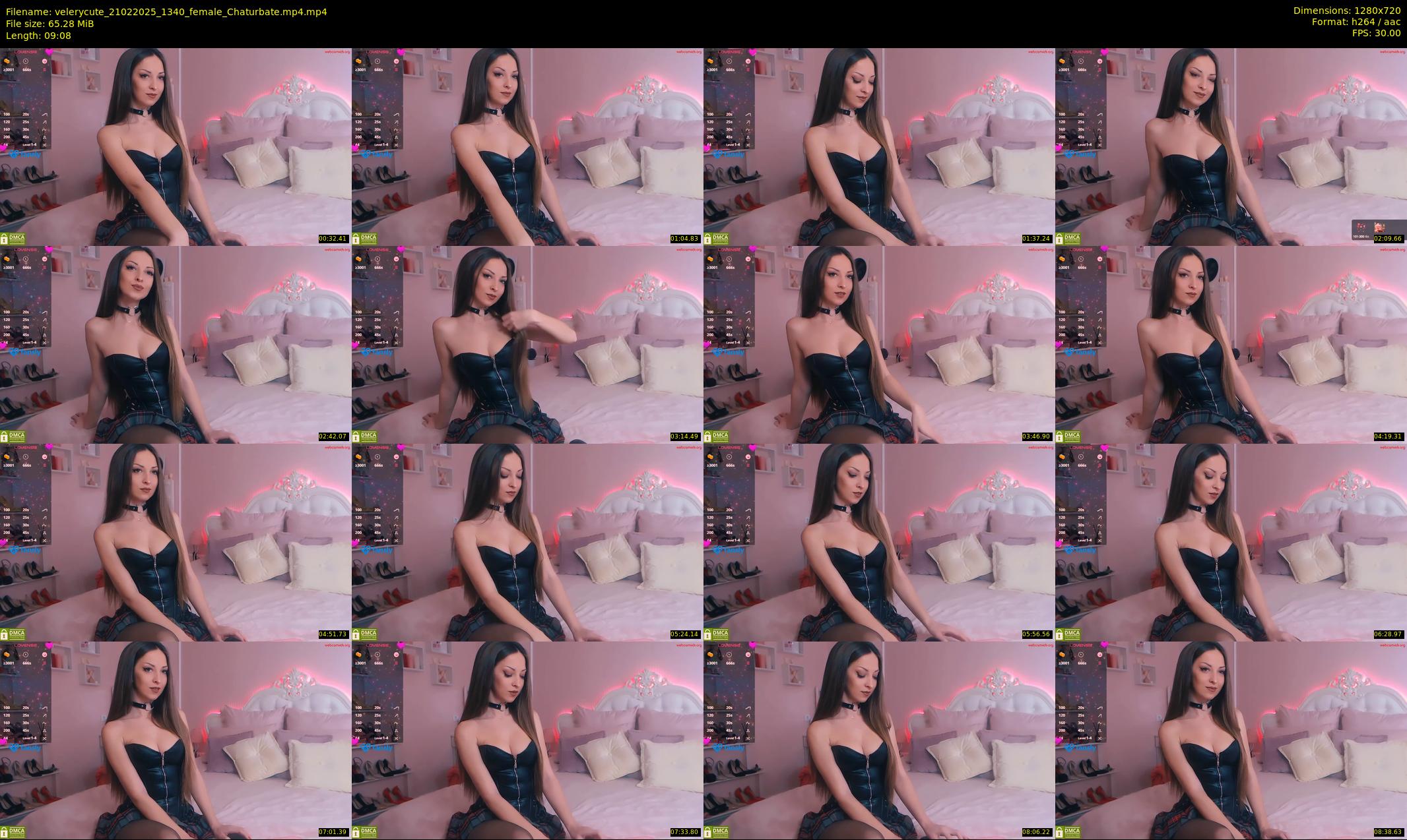 velerycute — 10 minute Chaturbate female cam show recording, 720p, Feb 21, 2025