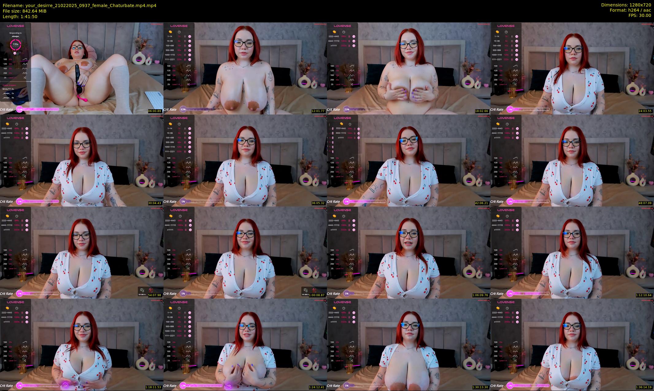 your_desirre — 102 minute Chaturbate female cam show recording, 720p, Feb 21, 2025