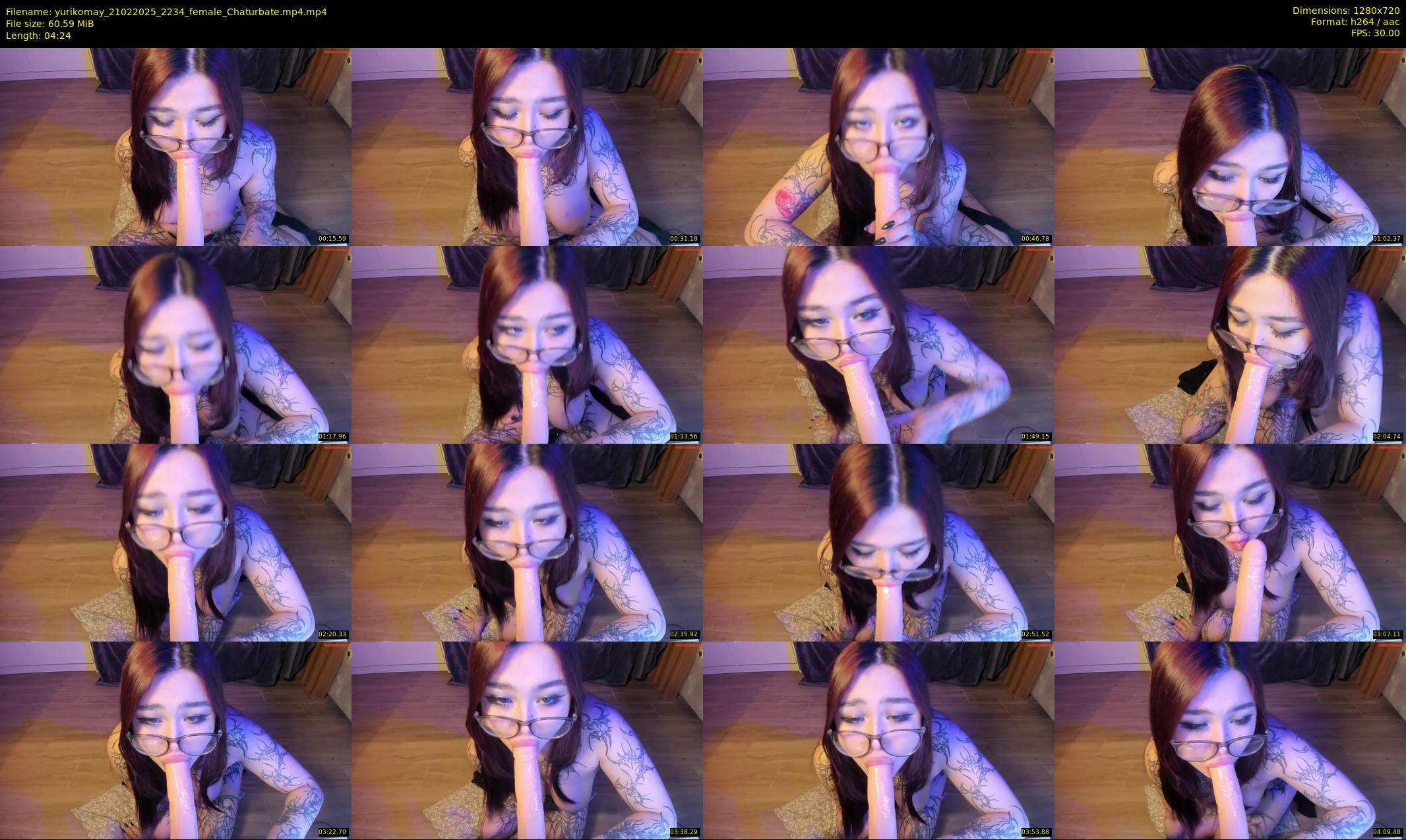 yurikomay — 5 minute Chaturbate female cam show recording, 720p, Feb 21, 2025