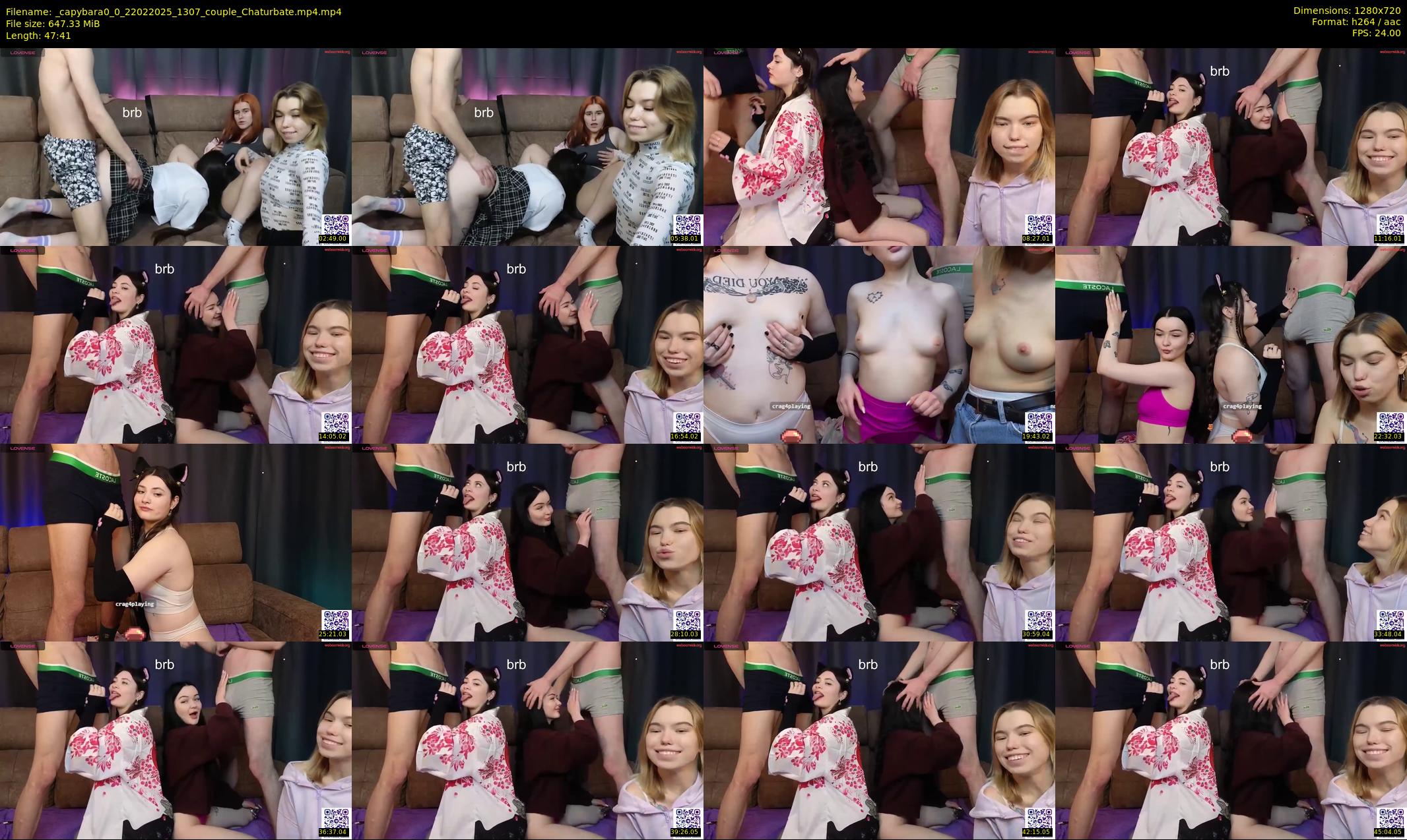 _capybara0_0 — 48 minute Chaturbate couple cam show recording, 720p, Feb 22, 2025