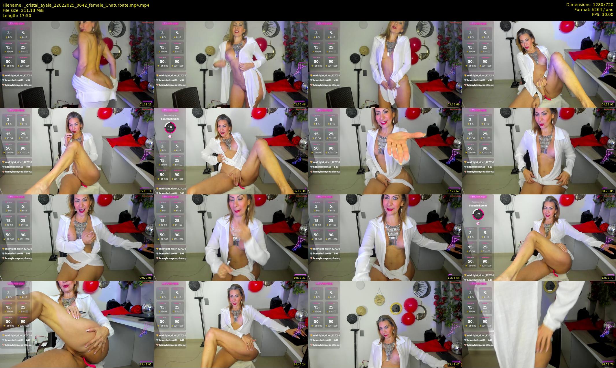 _cristal_ayala — 18 minute Chaturbate female cam show recording, 720p, Feb 22, 2025