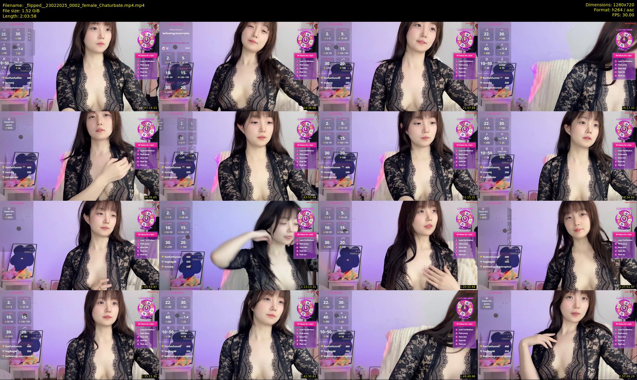 _flipped_ — 124 minute Chaturbate female cam show recording, 720p, Feb 23, 2025