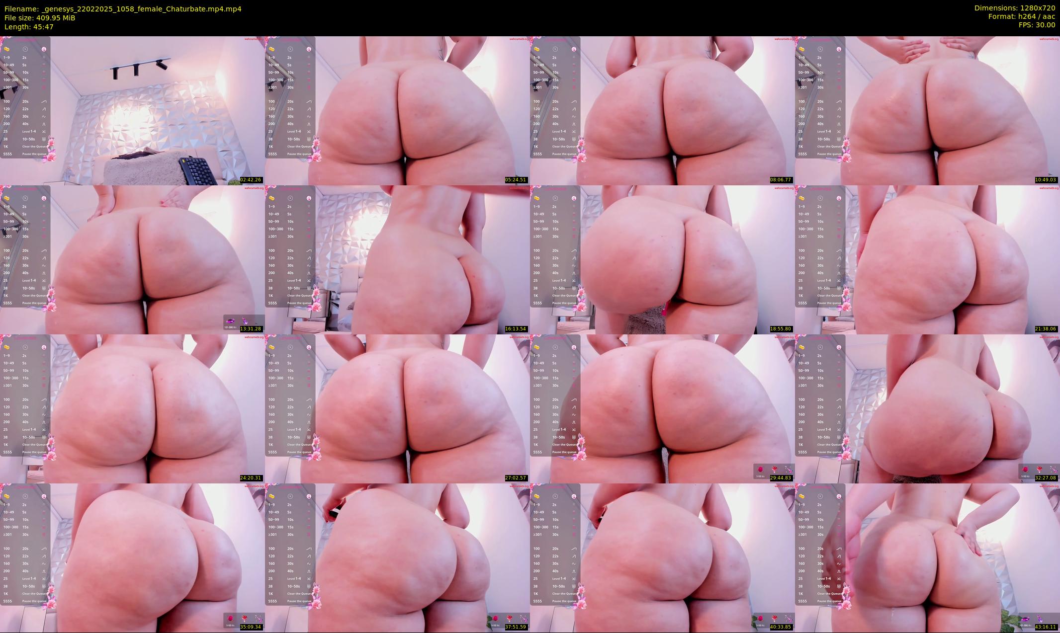 _genesys — 46 minute Chaturbate female cam show recording, 720p, Feb 22, 2025