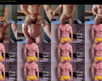 adam_muscle_ — 65 minute Chaturbate male cam show recording, 720p, Feb 23, 2025