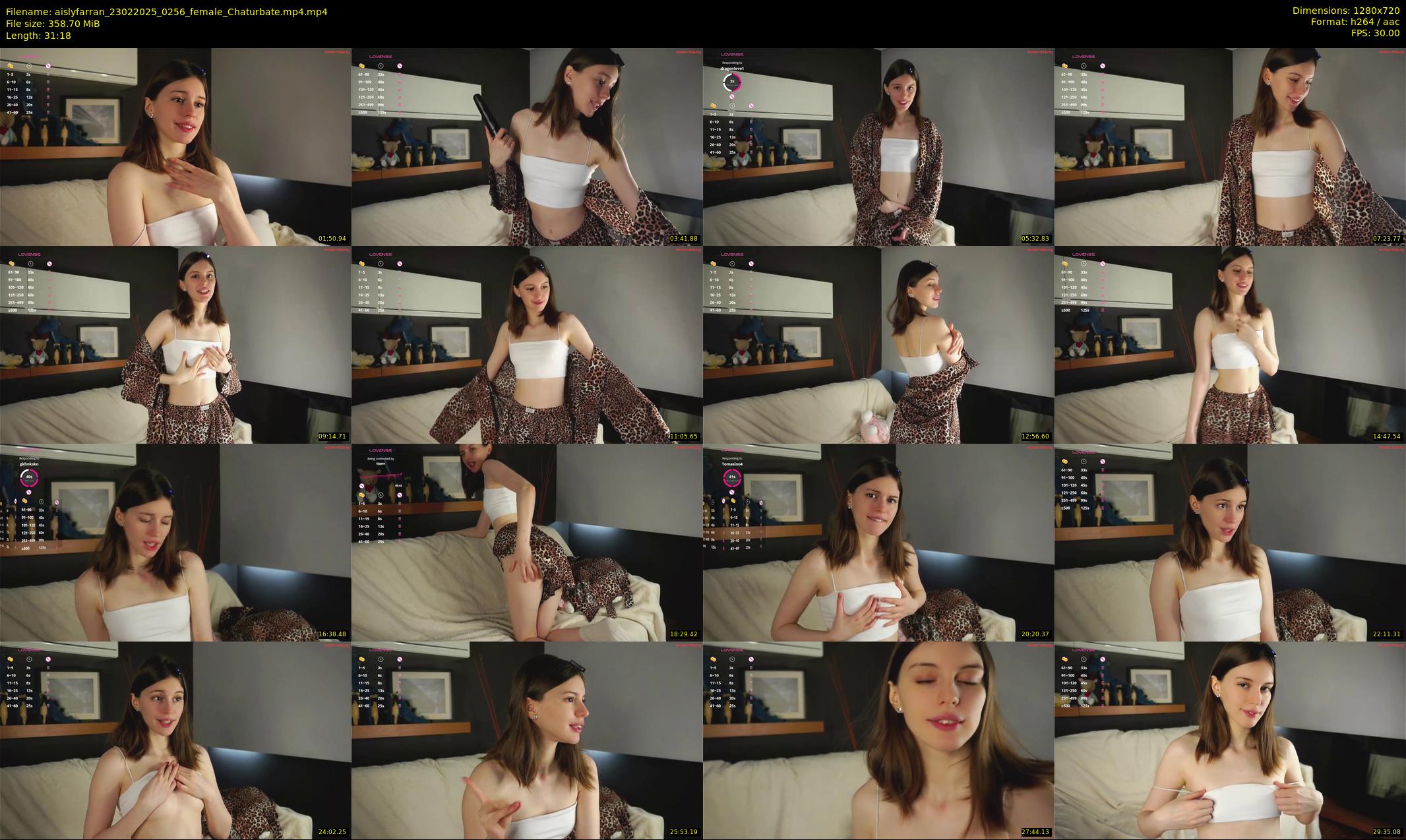 aislyfarran — 32 minute Chaturbate female cam show recording, 720p, Feb 23, 2025