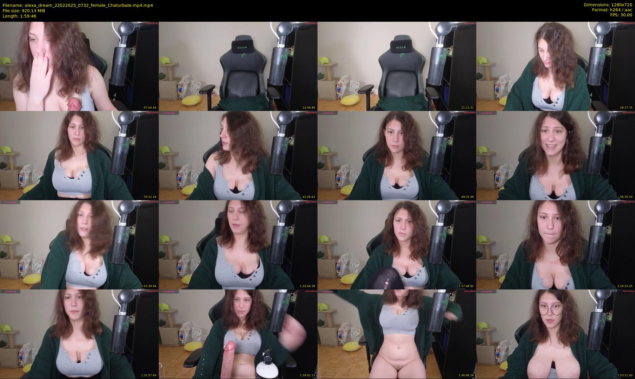 alexa_dream — 120 minute Chaturbate female cam show recording, 720p, Feb 22, 2025
