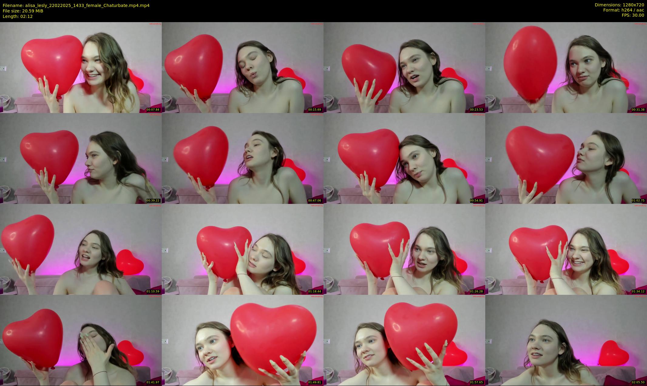 alisa_lesly — 3 minute Chaturbate female cam show recording, 720p, Feb 22, 2025