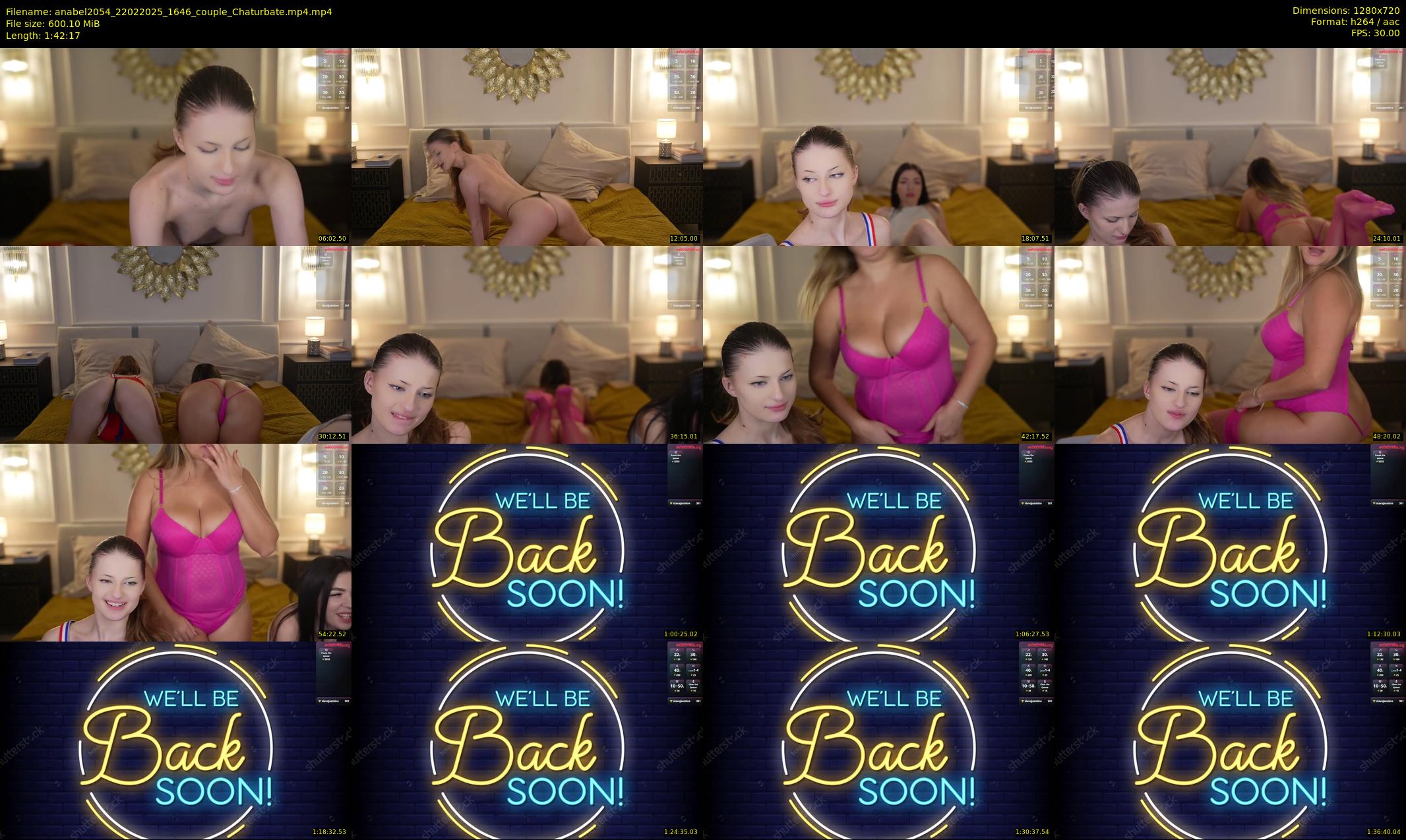 anabel2054 — 103 minute Chaturbate female cam show recording, 720p, Feb 22, 2025