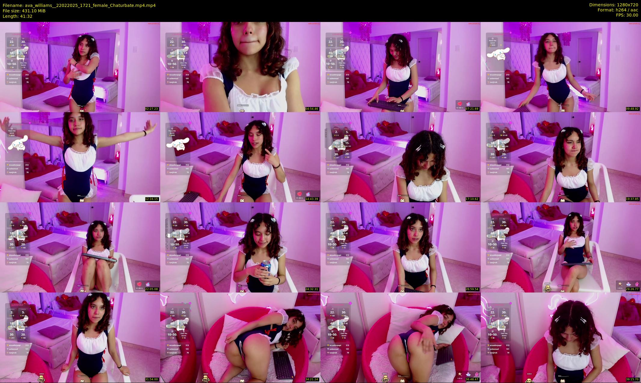 ava_williams_ — 42 minute Chaturbate female cam show recording, 720p, Feb 22, 2025