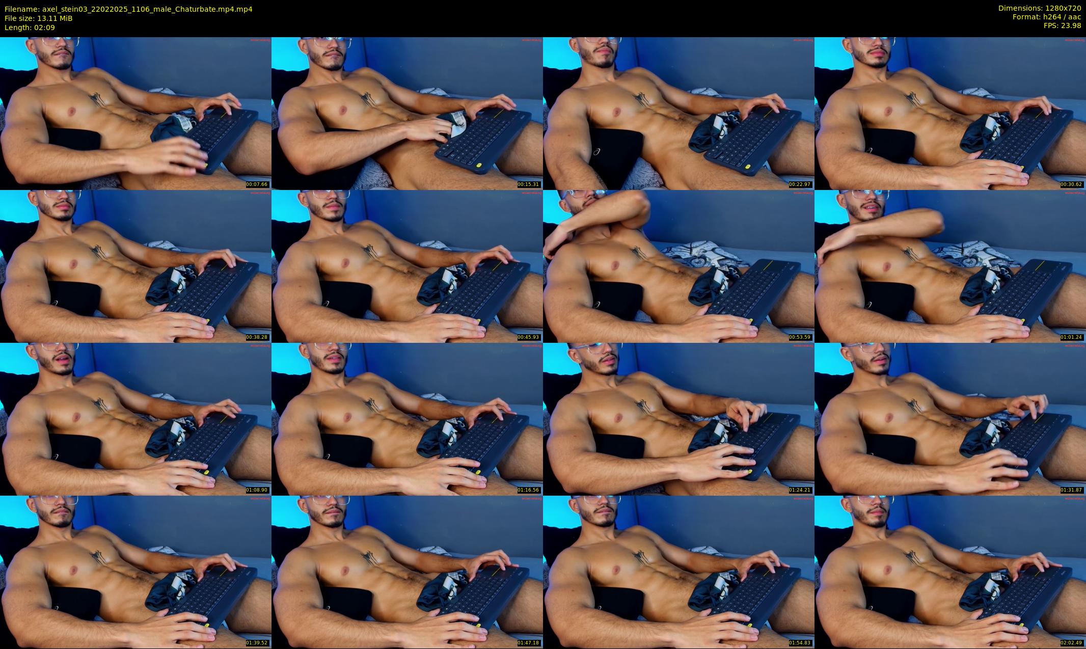 axel_stein03 — 3 minute Chaturbate male cam show recording, 720p, Feb 22, 2025