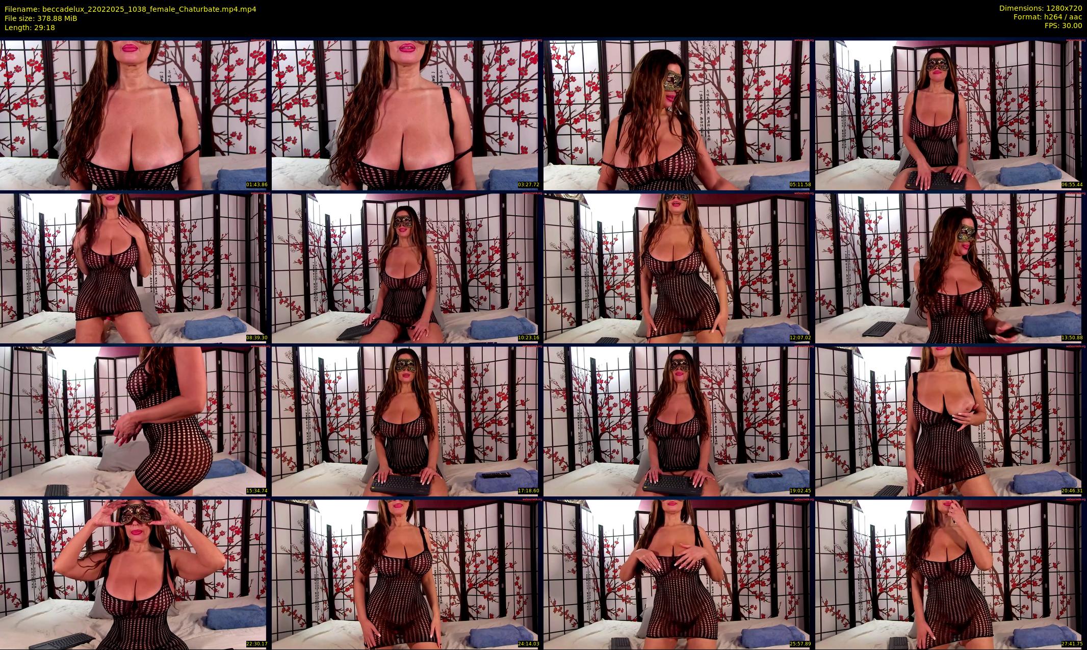 beccadelux — 30 minute Chaturbate female cam show recording, 720p, Feb 22, 2025