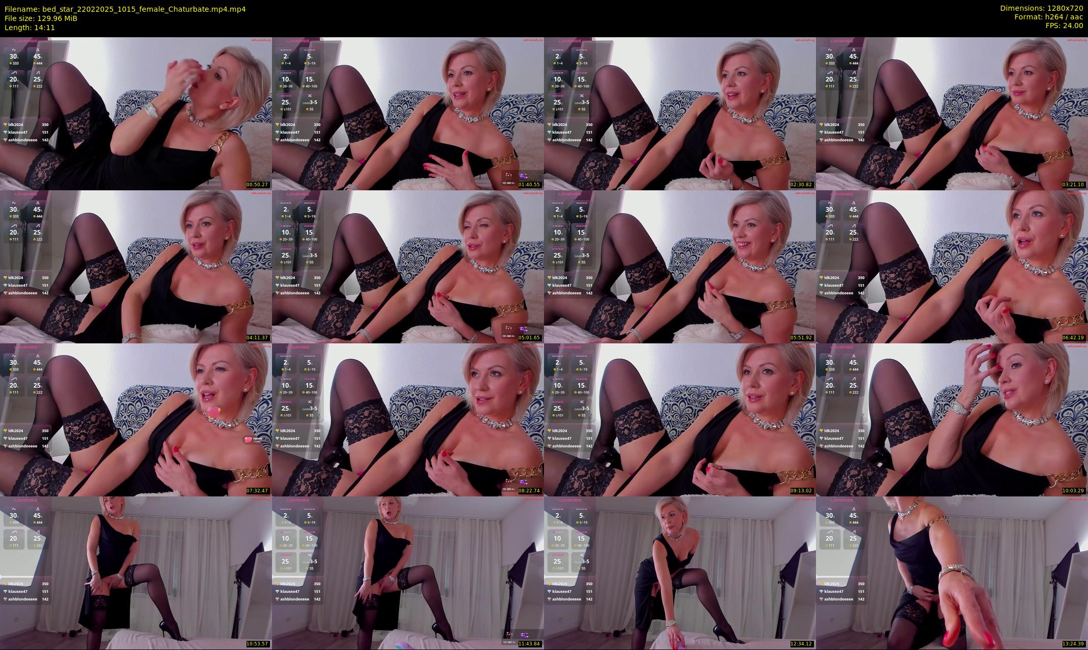 bed_star — 15 minute Chaturbate female cam show recording, 720p, Feb 22, 2025