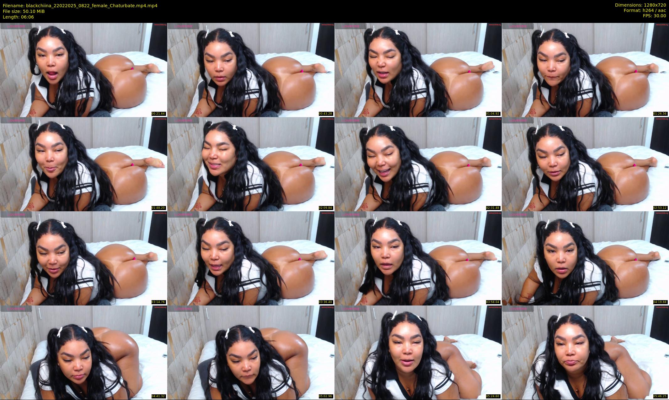 blackchiina — 7 minute Chaturbate female cam show recording, 720p, Feb 22, 2025