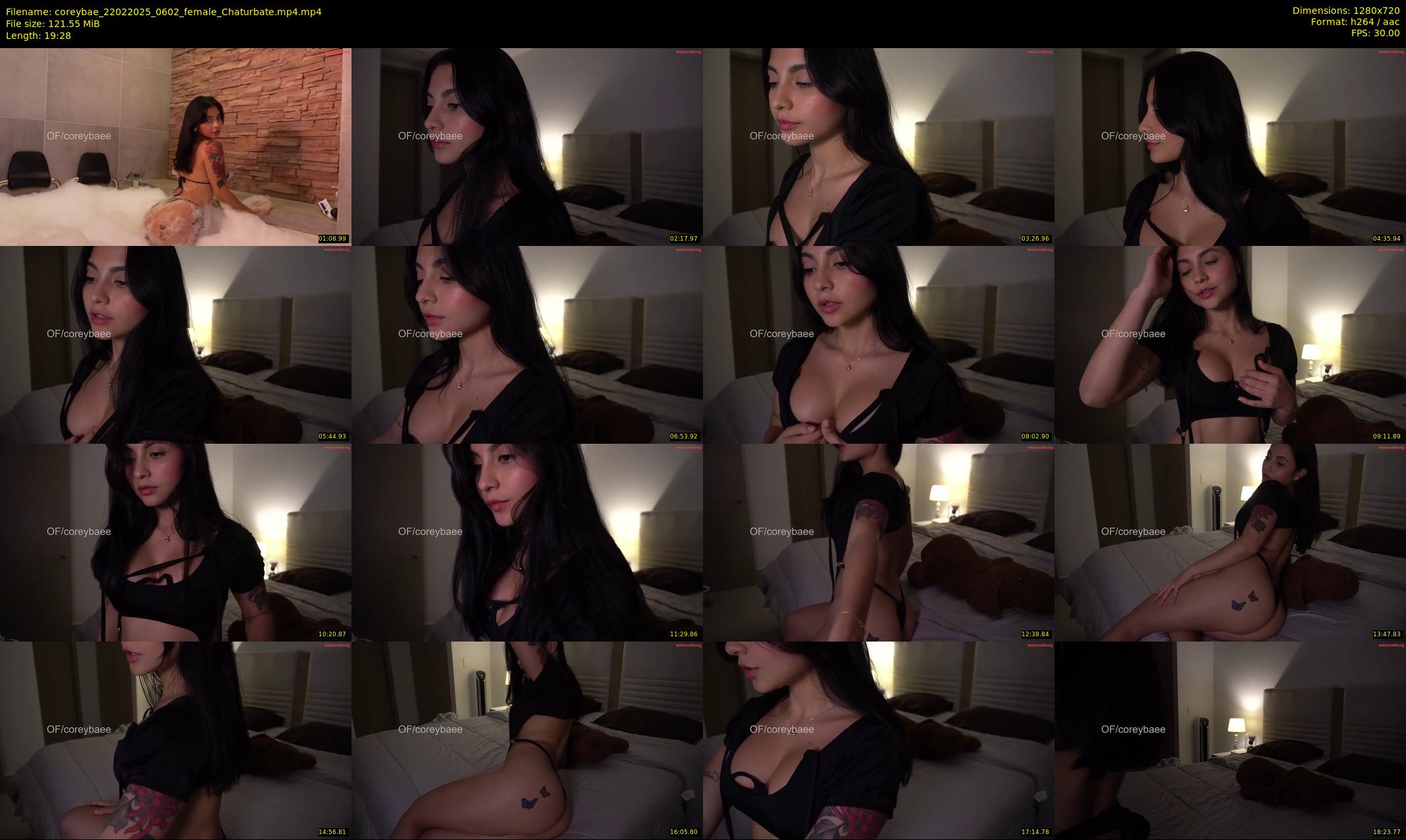 coreybae — 20 minute Chaturbate female cam show recording, 720p, Feb 22, 2025