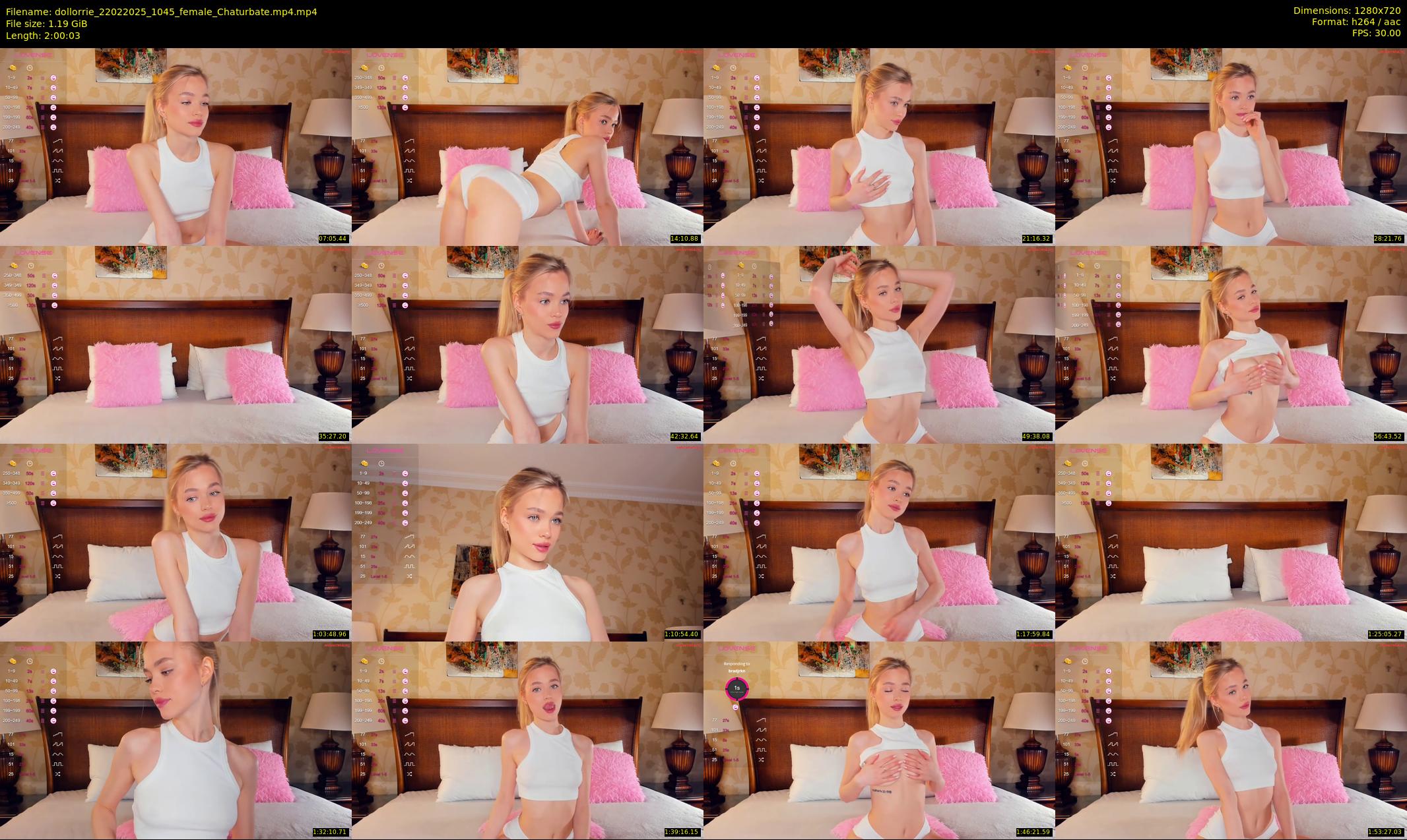 dollorrie — 121 minute Chaturbate couple cam show recording, 720p, Feb 22, 2025