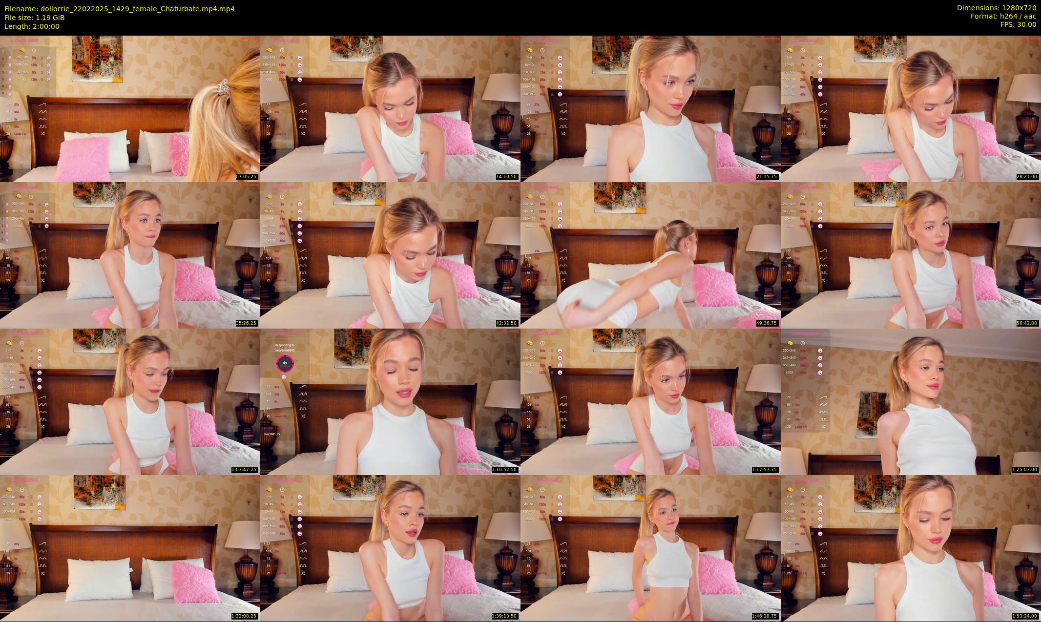 dollorrie — 120 minute Chaturbate couple cam show recording, 720p, Feb 22, 2025