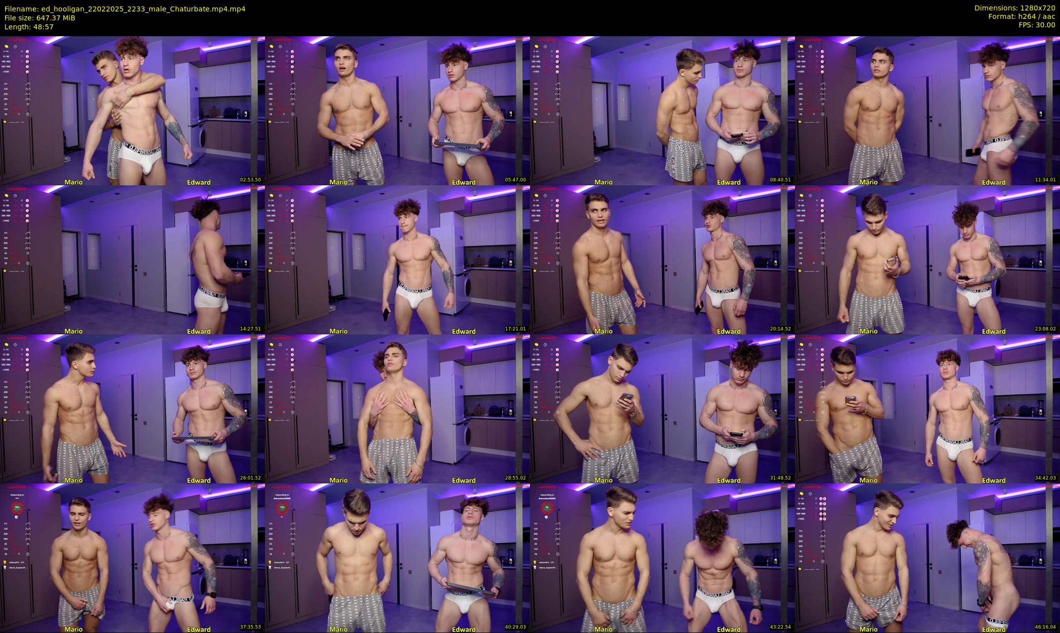 ed_hooligan — 49 minute Chaturbate male cam show recording, 720p, Feb 22, 2025