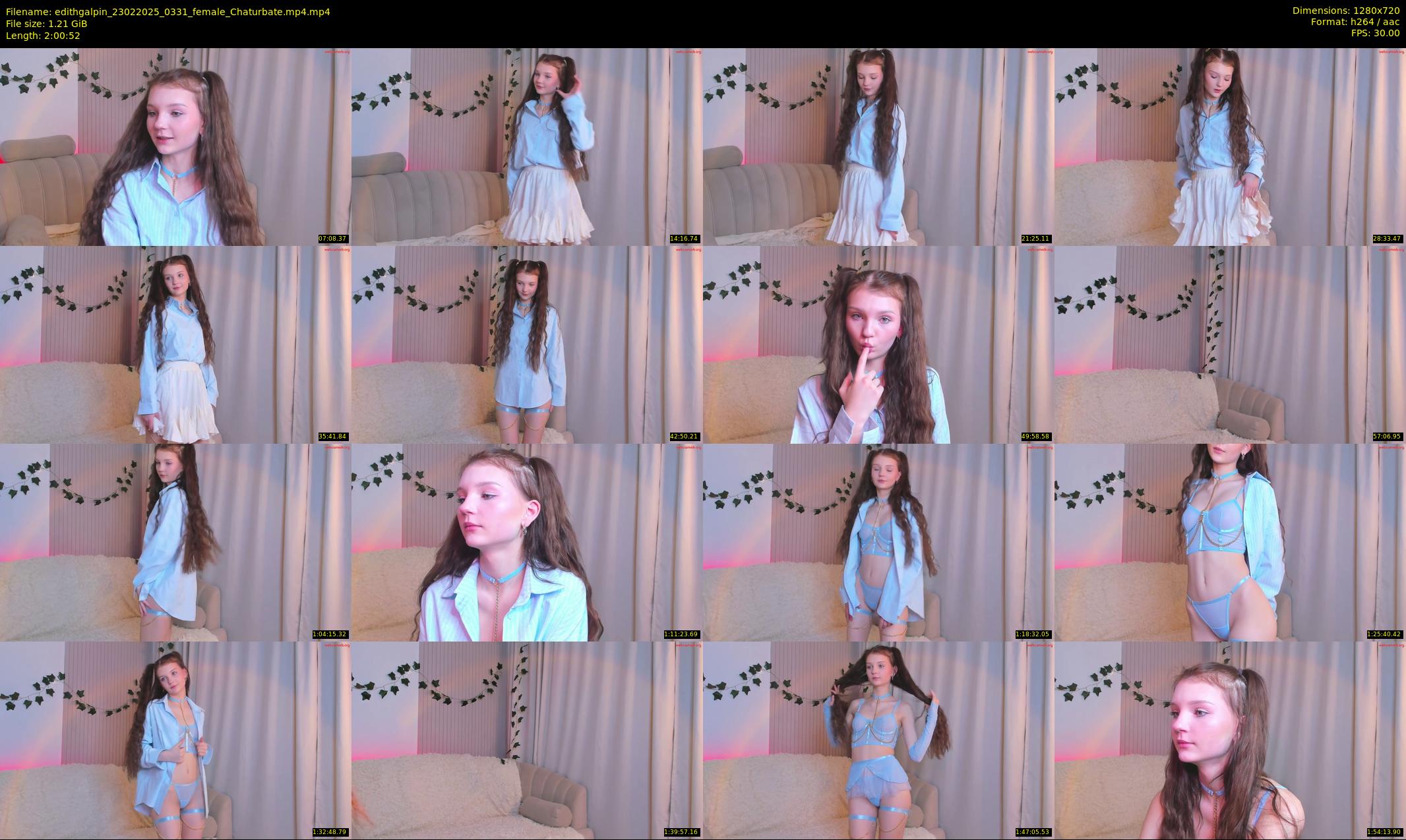 edithgalpin — 121 minute Chaturbate female cam show recording, 720p, Feb 23, 2025