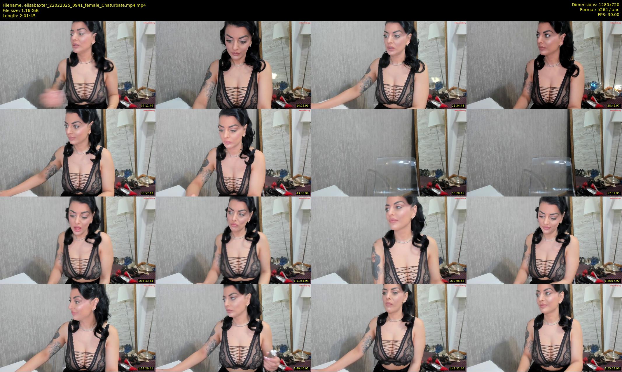 elisabaxter — 122 minute Chaturbate female cam show recording, 720p, Feb 22, 2025