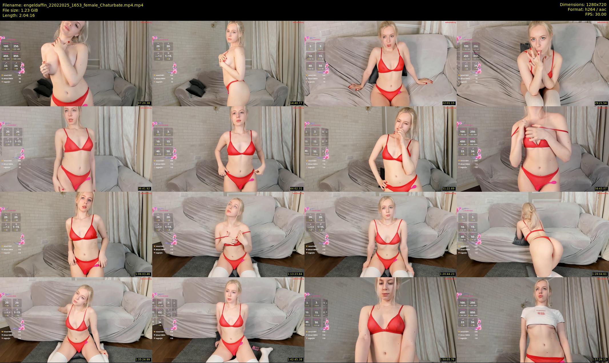 engeldaffin — 125 minute Chaturbate female cam show recording, 720p, Feb 22, 2025