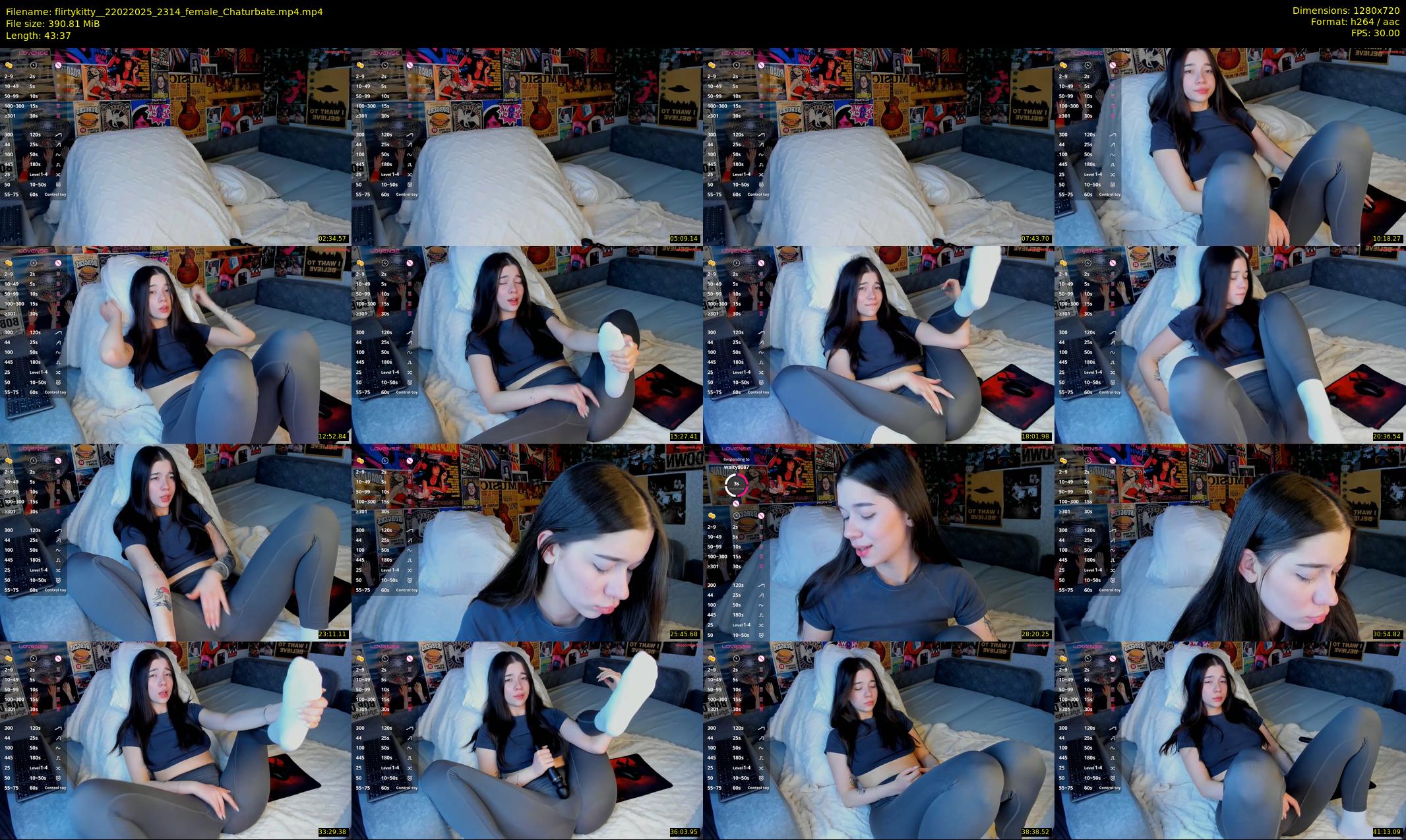 flirtykitty_ — 44 minute Chaturbate female cam show recording, 720p, Feb 22, 2025