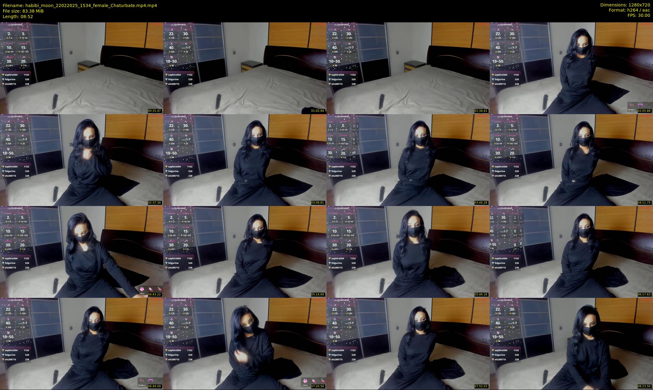 habibi_moon — 9 minute Chaturbate female cam show recording, 720p, Feb 22, 2025