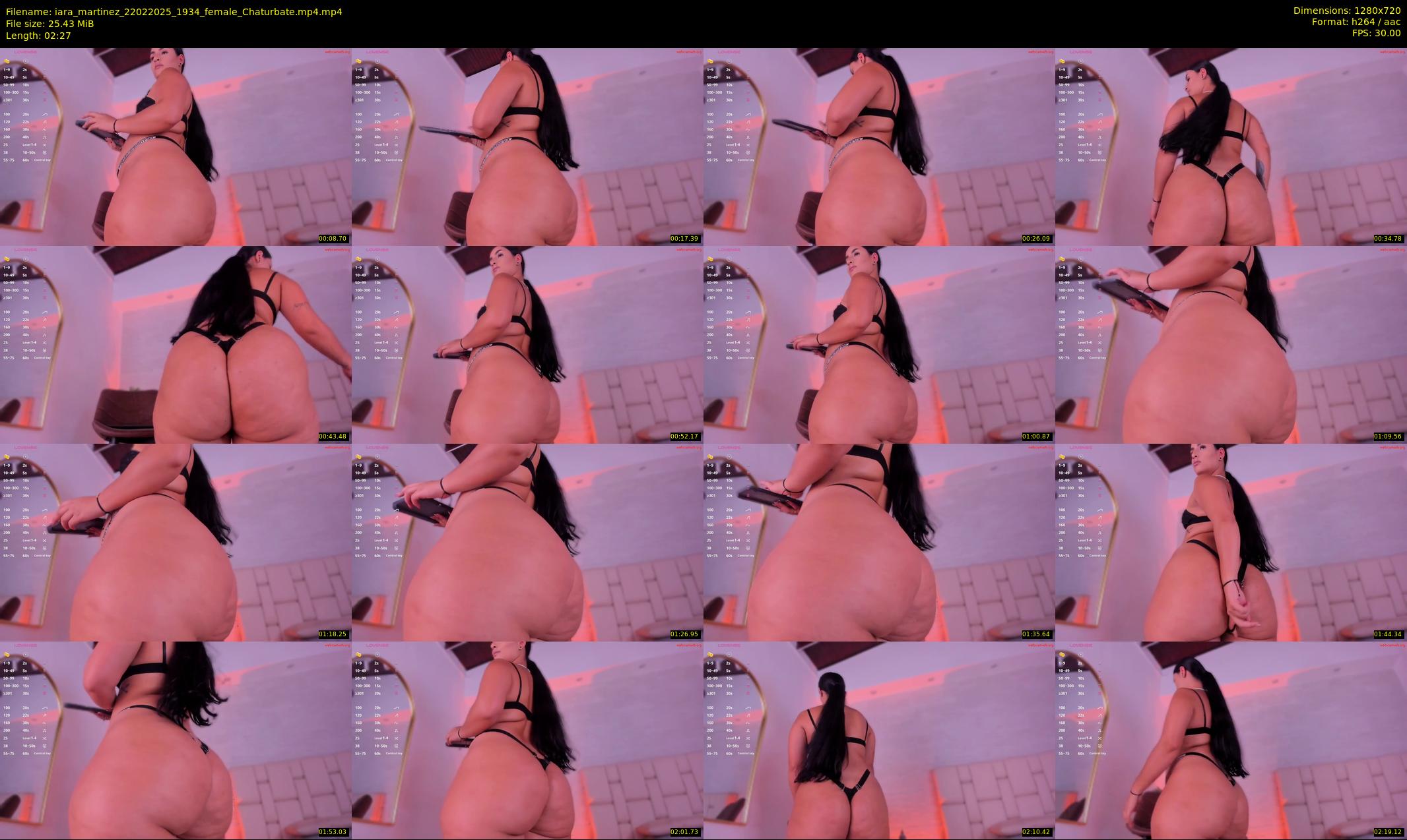 iara_martinez — 3 minute Chaturbate female cam show recording, 720p, Feb 22, 2025