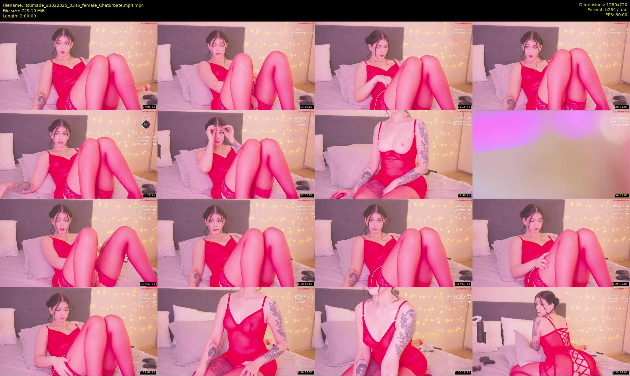 itsumade — 120 minute Chaturbate female cam show recording, 720p, Feb 23, 2025