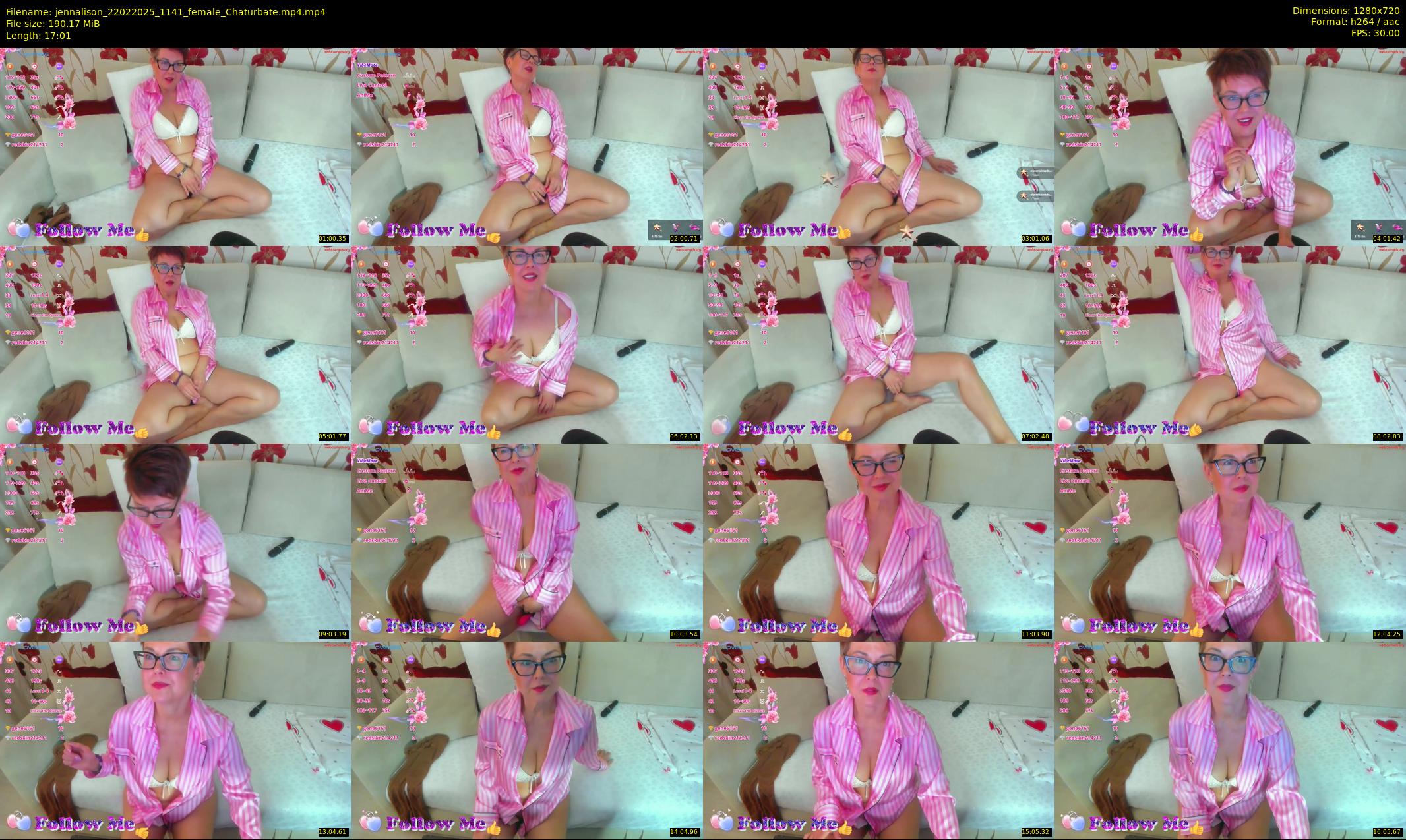 jennalison — 18 minute Chaturbate female cam show recording, 720p, Feb 22, 2025