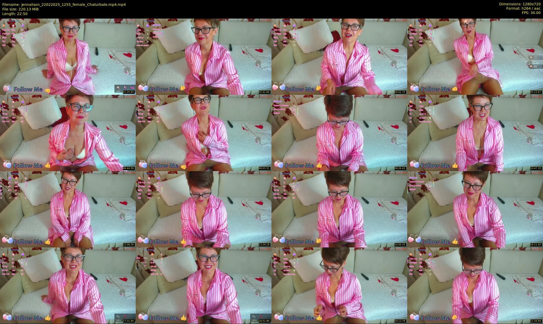 jennalison — 23 minute Chaturbate female cam show recording, 720p, Feb 22, 2025