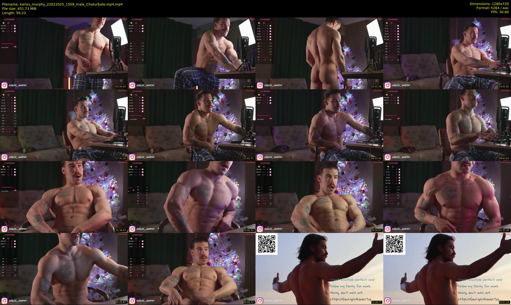 karlos_murphy — 60 minute Chaturbate male cam show recording, 720p, Feb 22, 2025