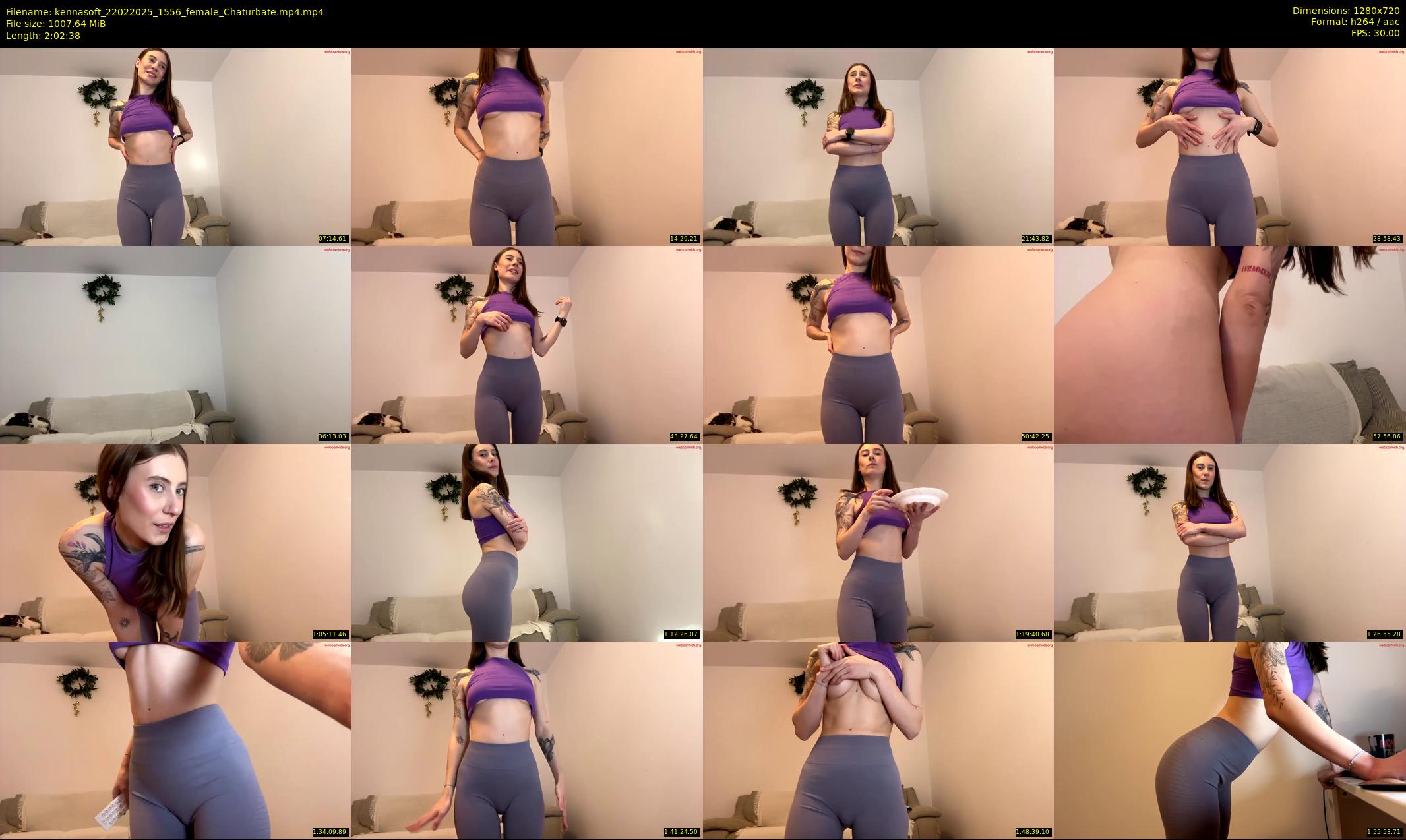 kennasoft — 123 minute Chaturbate female cam show recording, 720p, Feb 22, 2025
