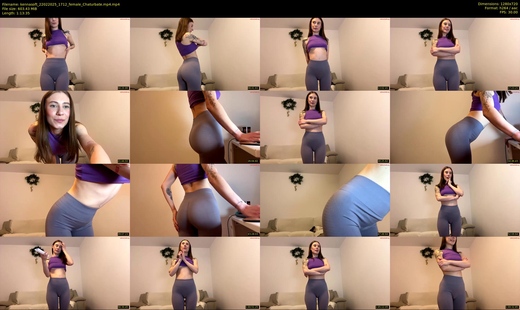 kennasoft — 74 minute Chaturbate female cam show recording, 720p, Feb 22, 2025