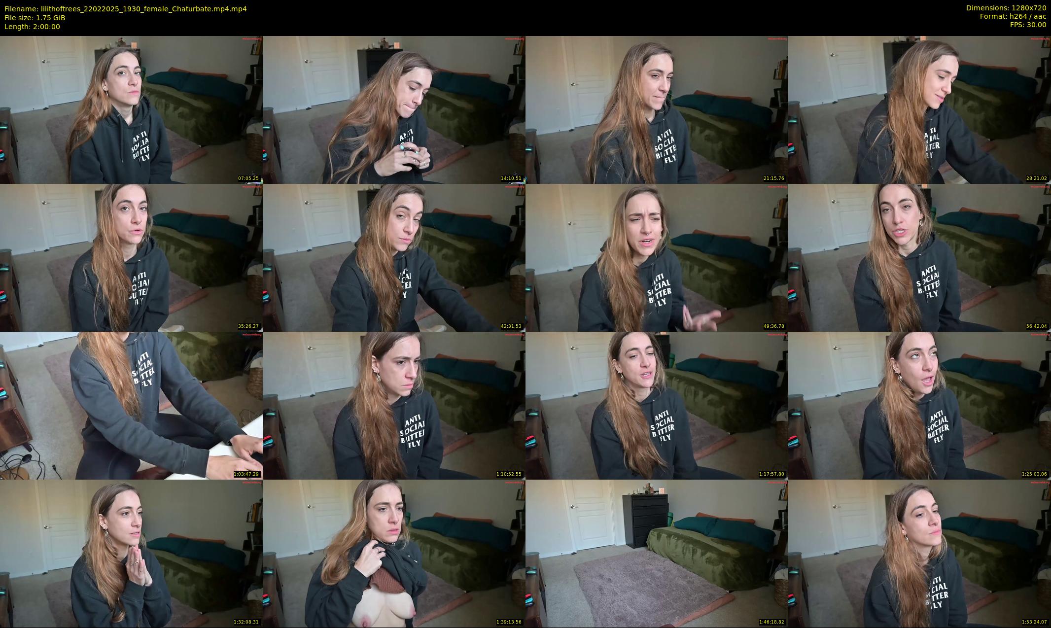 lilithoftrees — 120 minute Chaturbate female cam show recording, 720p, Feb 22, 2025