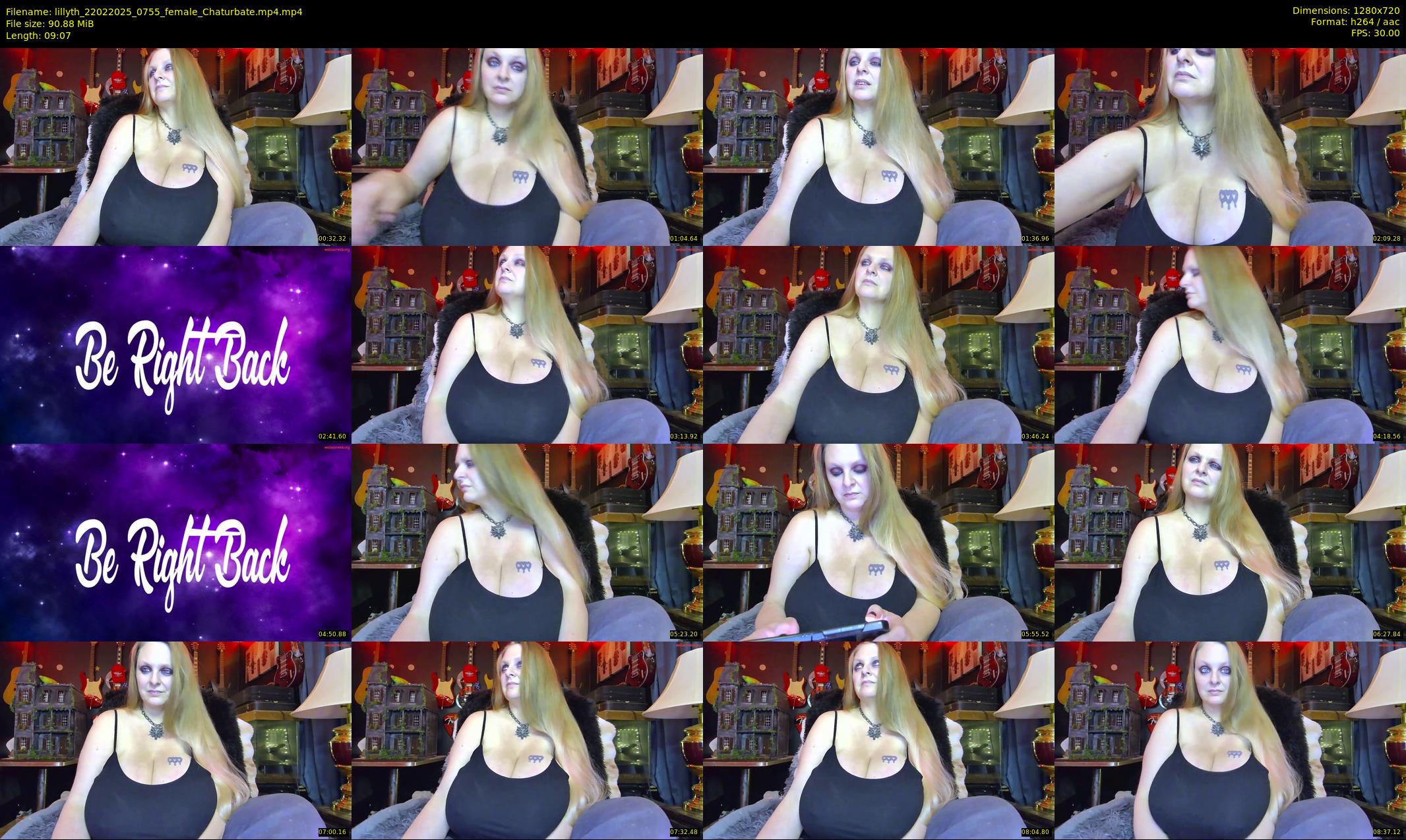 lillyth — 10 minute Chaturbate female cam show recording, 720p, Feb 22, 2025