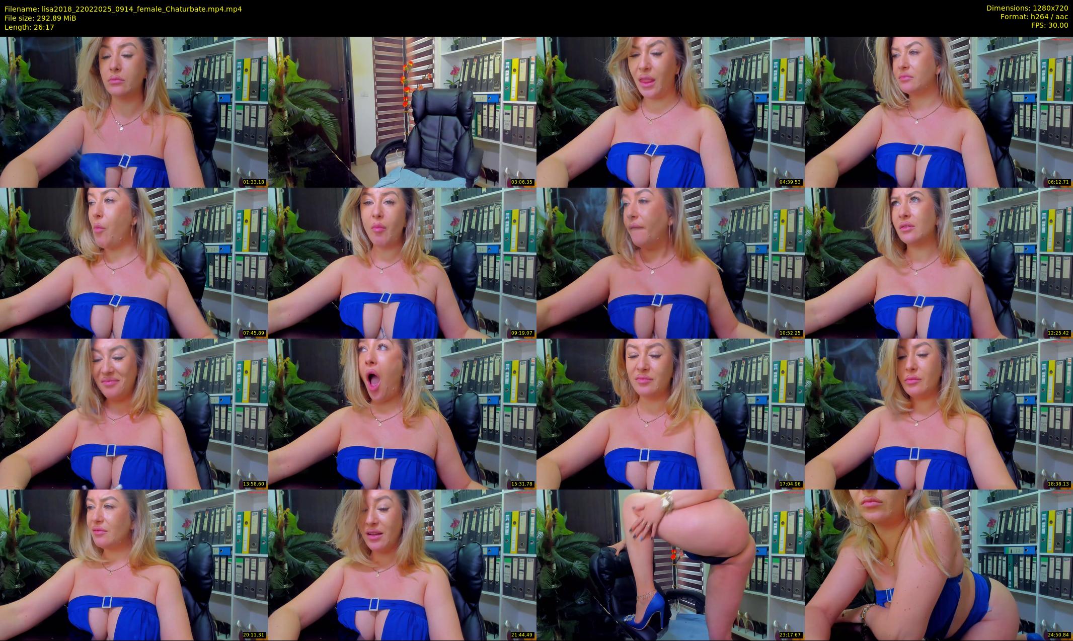 lisa2018 — 27 minute Chaturbate female cam show recording, 720p, Feb 22, 2025
