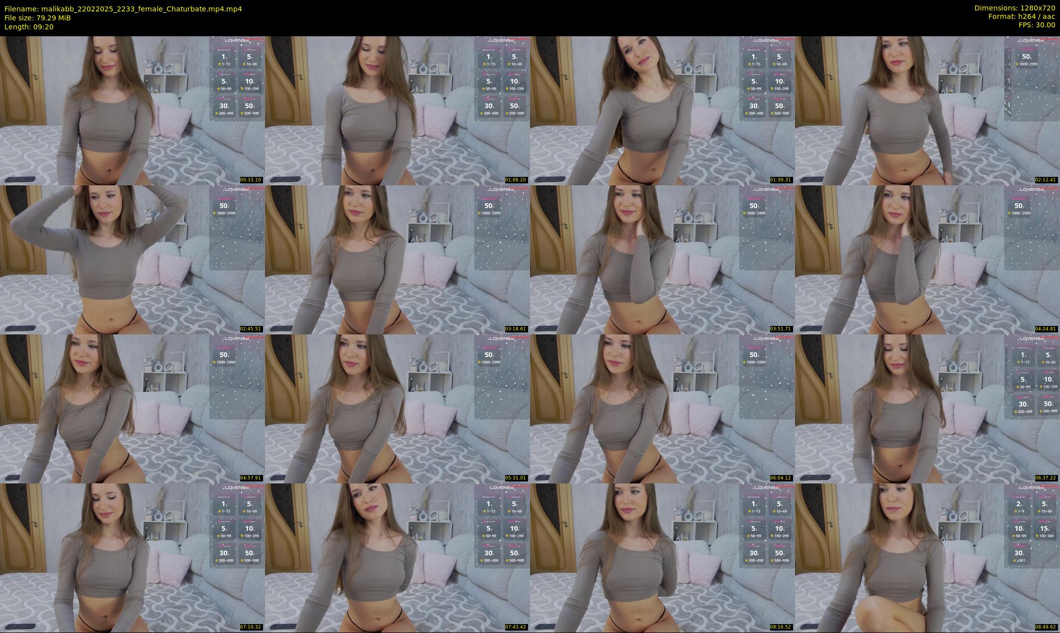 malikabb — 10 minute Chaturbate female cam show recording, 720p, Feb 22, 2025