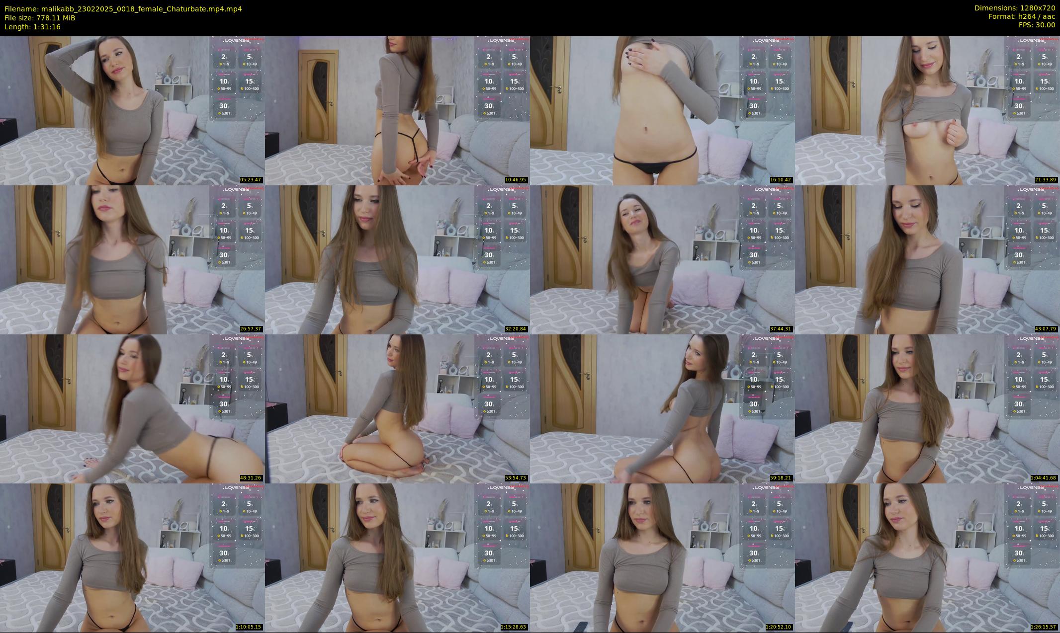 malikabb — 92 minute Chaturbate female cam show recording, 720p, Feb 23, 2025