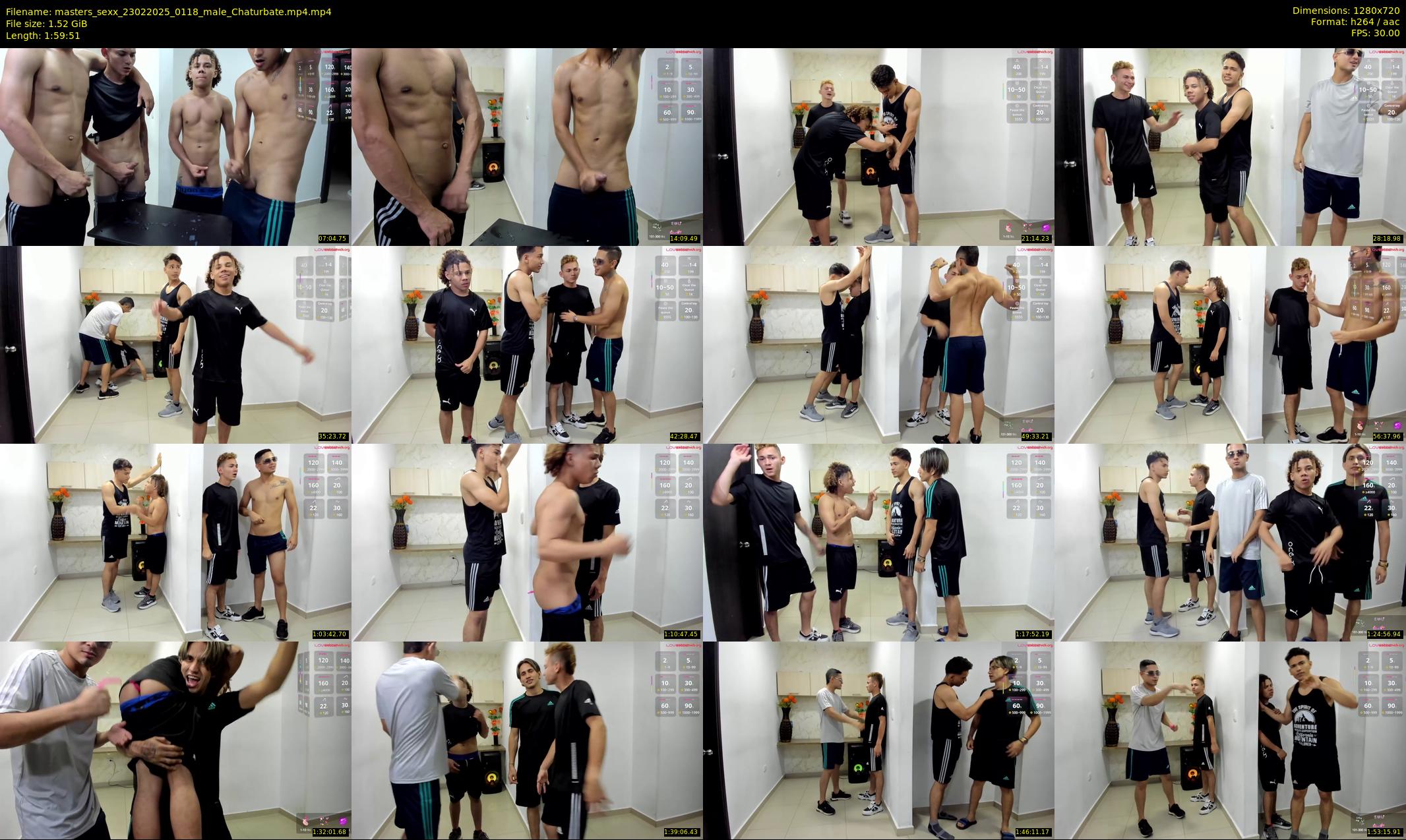 masters_sexx — 120 minute Chaturbate male cam show recording, 720p, Feb 23, 2025