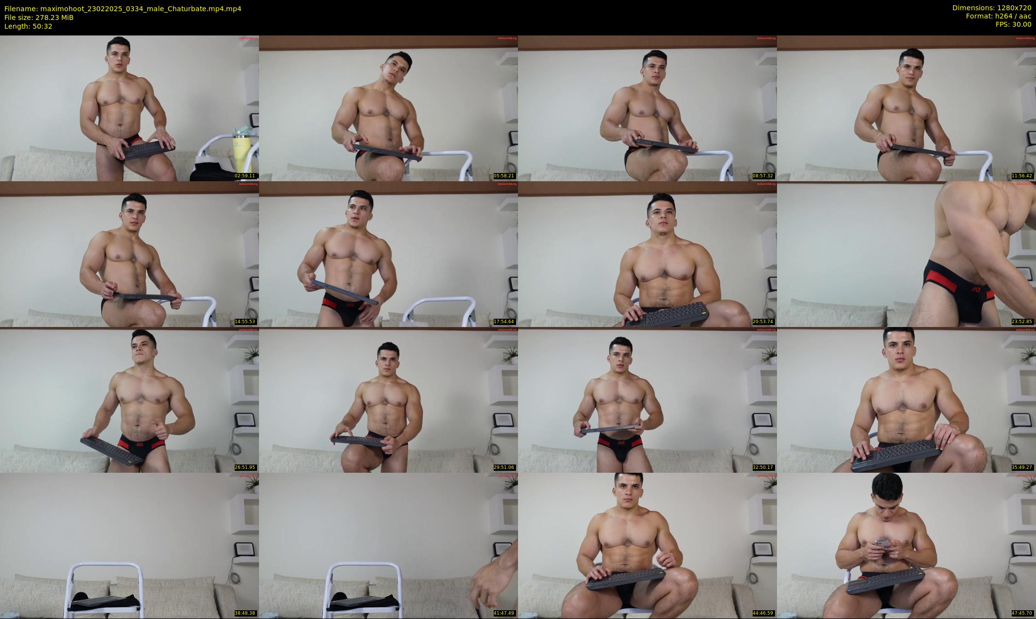 maximohoot — 51 minute Chaturbate male cam show recording, 720p, Feb 23, 2025