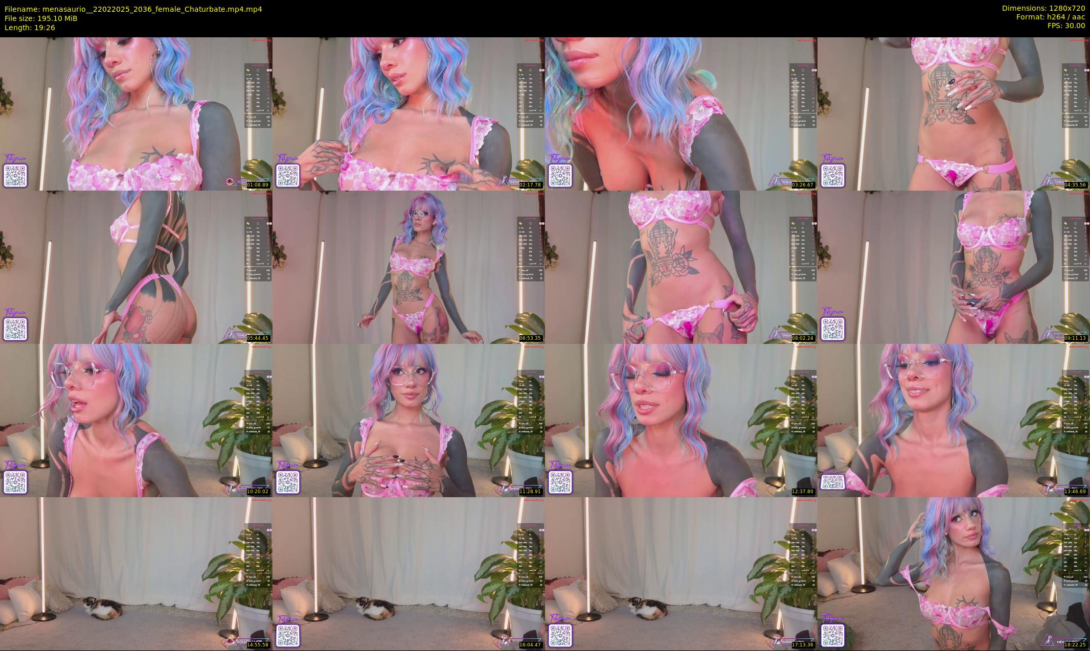 menasaurio_ — 20 minute Chaturbate female cam show recording, 720p, Feb 22, 2025