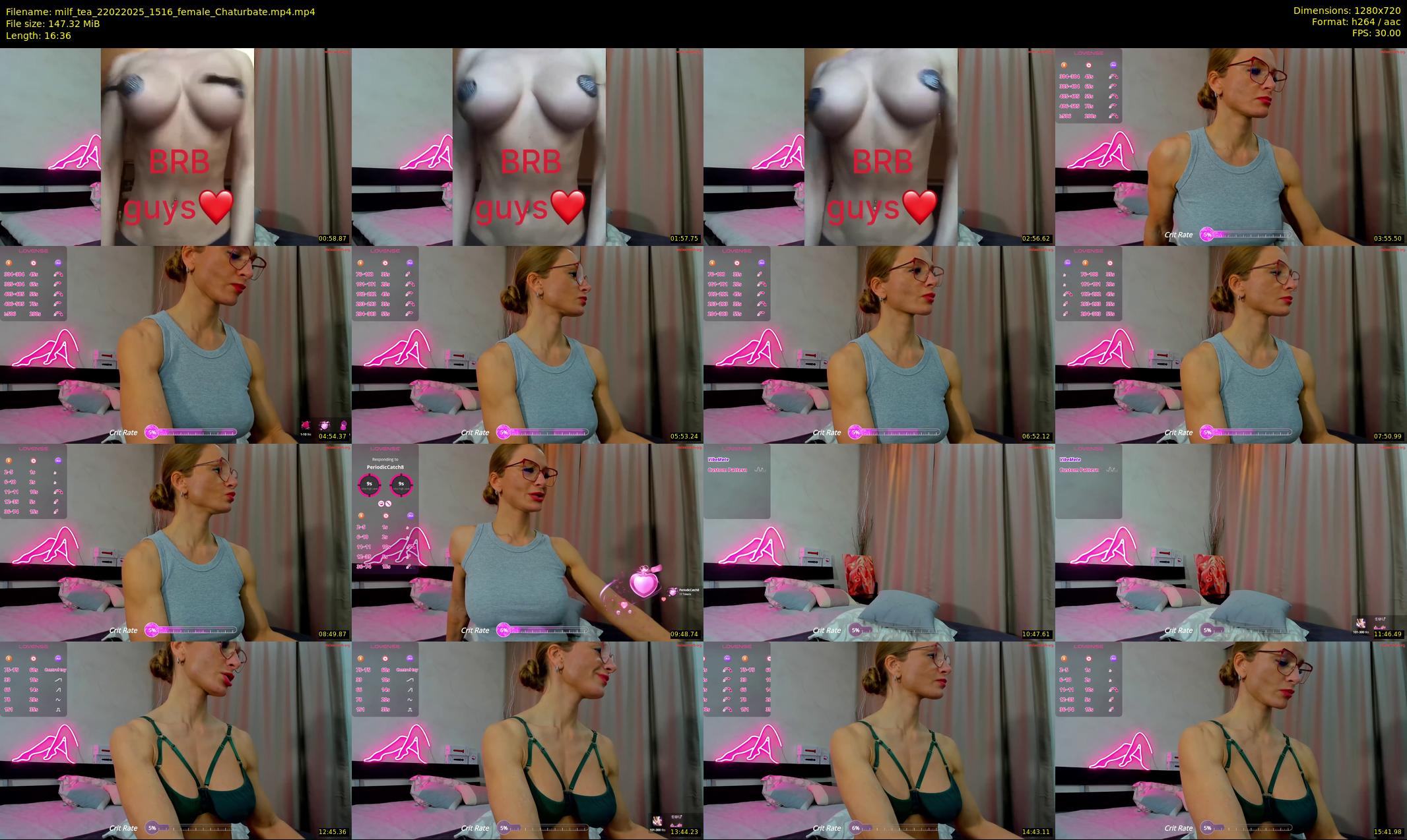 milf_tea — 17 minute Chaturbate female cam show recording, 720p, Feb 22, 2025