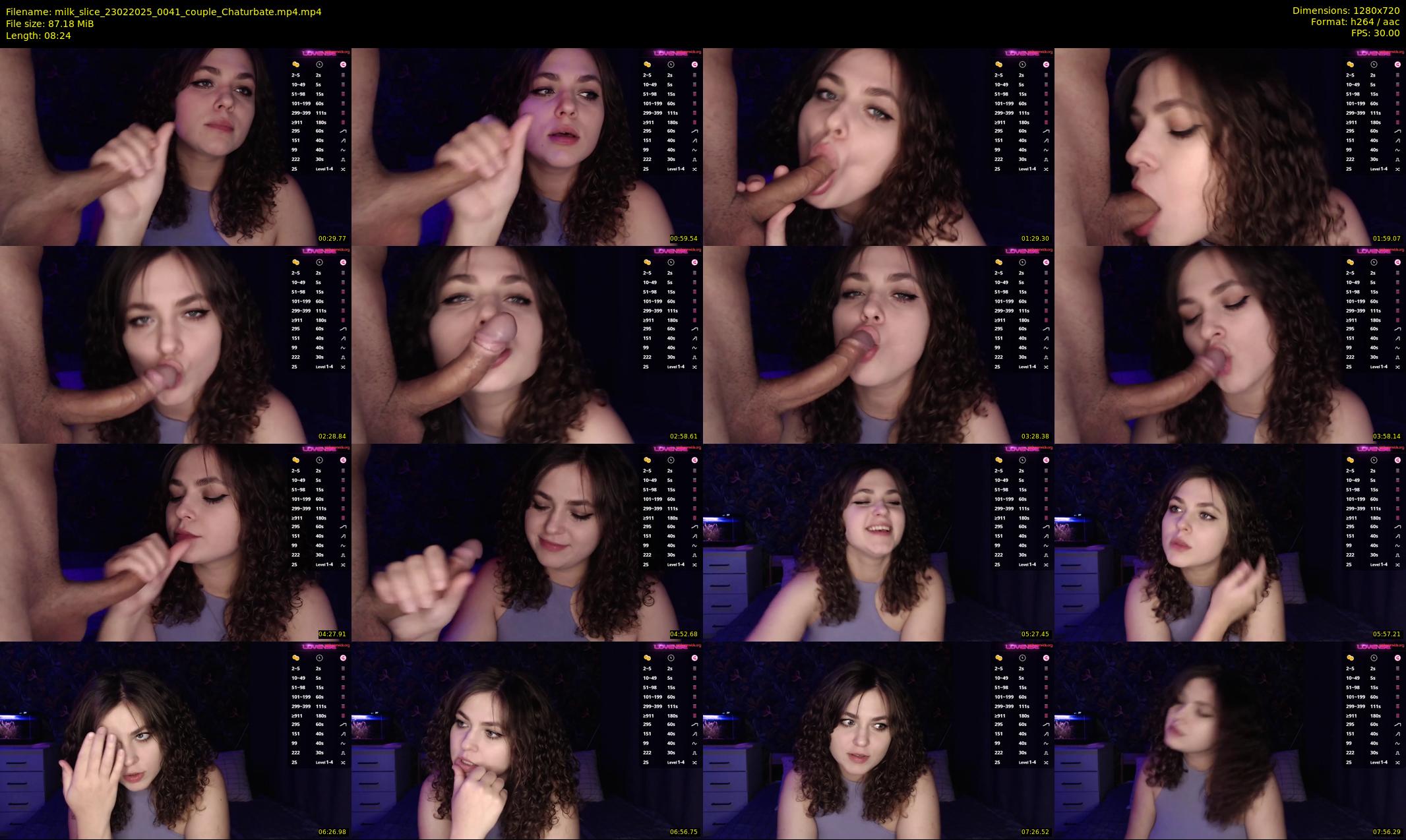 milk_slice — 9 minute Chaturbate couple cam show recording, 720p, Feb 23, 2025