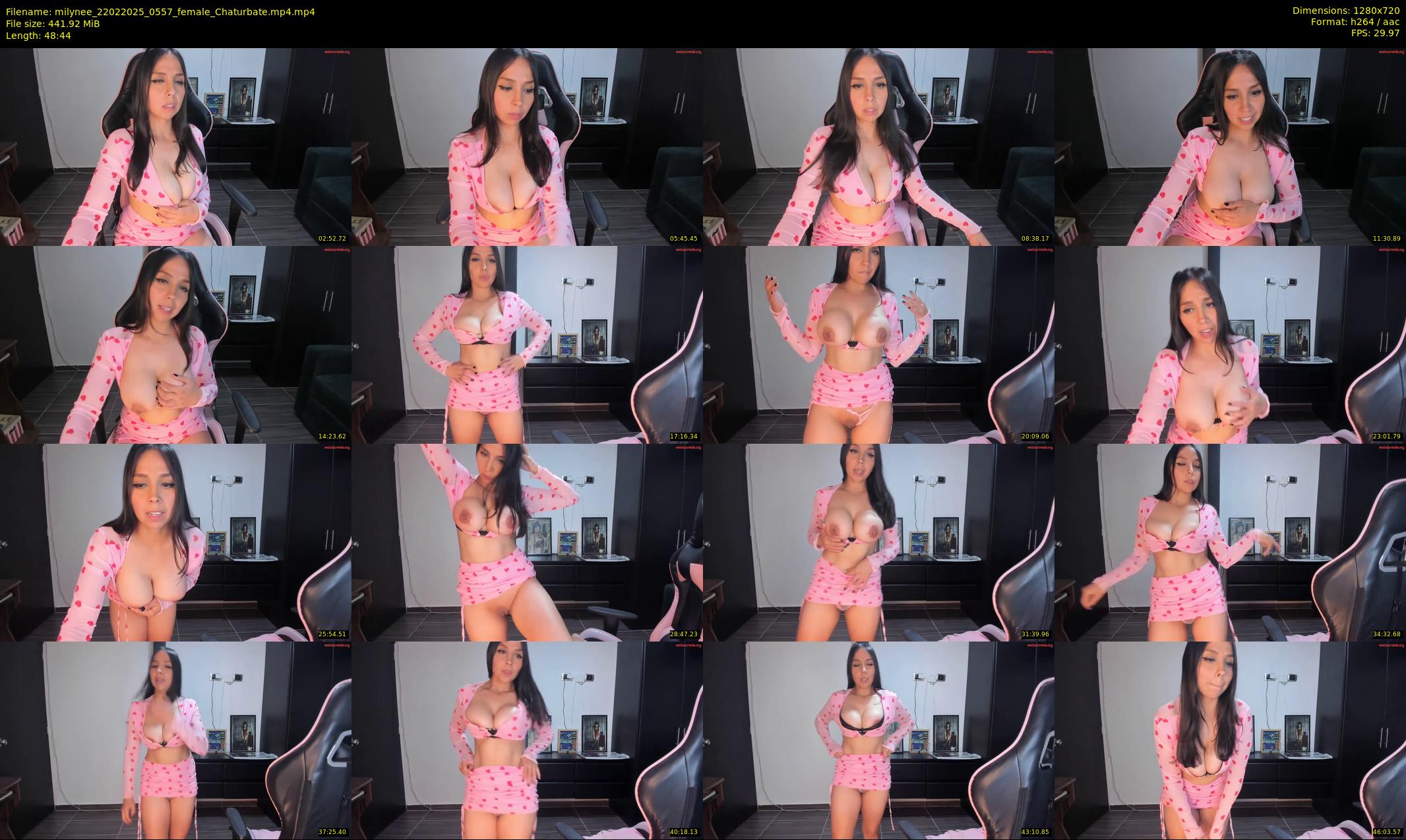 milynee — 49 minute Chaturbate female cam show recording, 720p, Feb 22, 2025