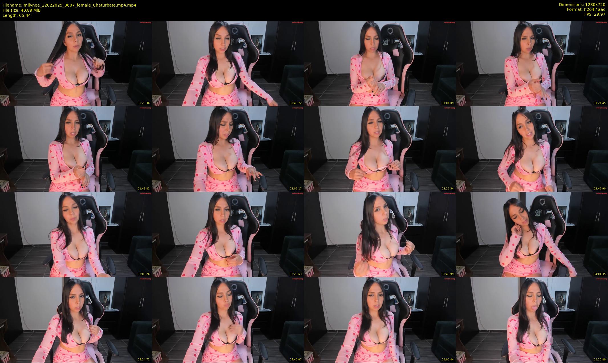 milynee — 6 minute Chaturbate female cam show recording, 720p, Feb 22, 2025
