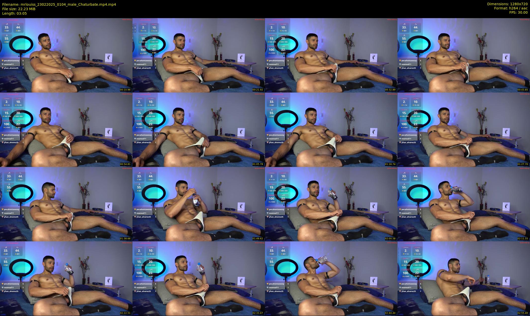 mrlouiss — 4 minute Chaturbate male cam show recording, 720p, Feb 23, 2025