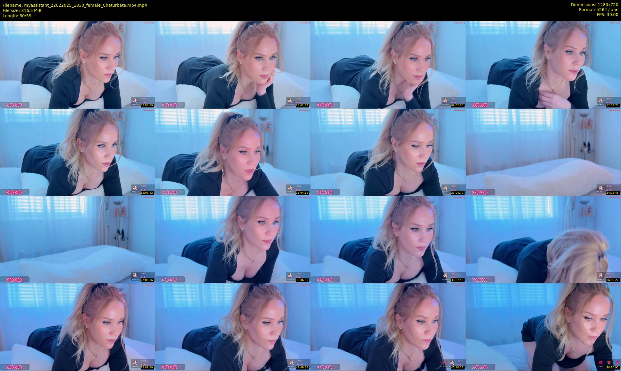 myassistant — 51 minute Chaturbate female cam show recording, 720p, Feb 22, 2025