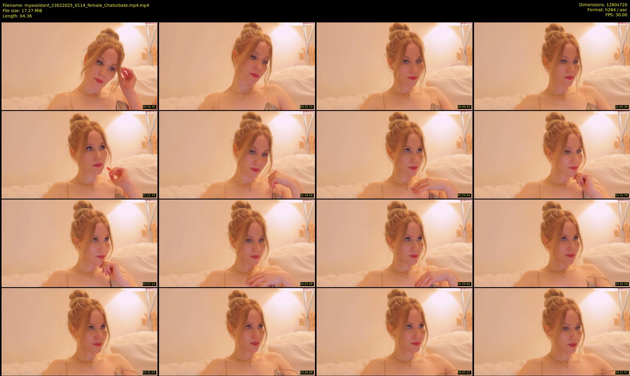 myassistant — 5 minute Chaturbate female cam show recording, 720p, Feb 23, 2025