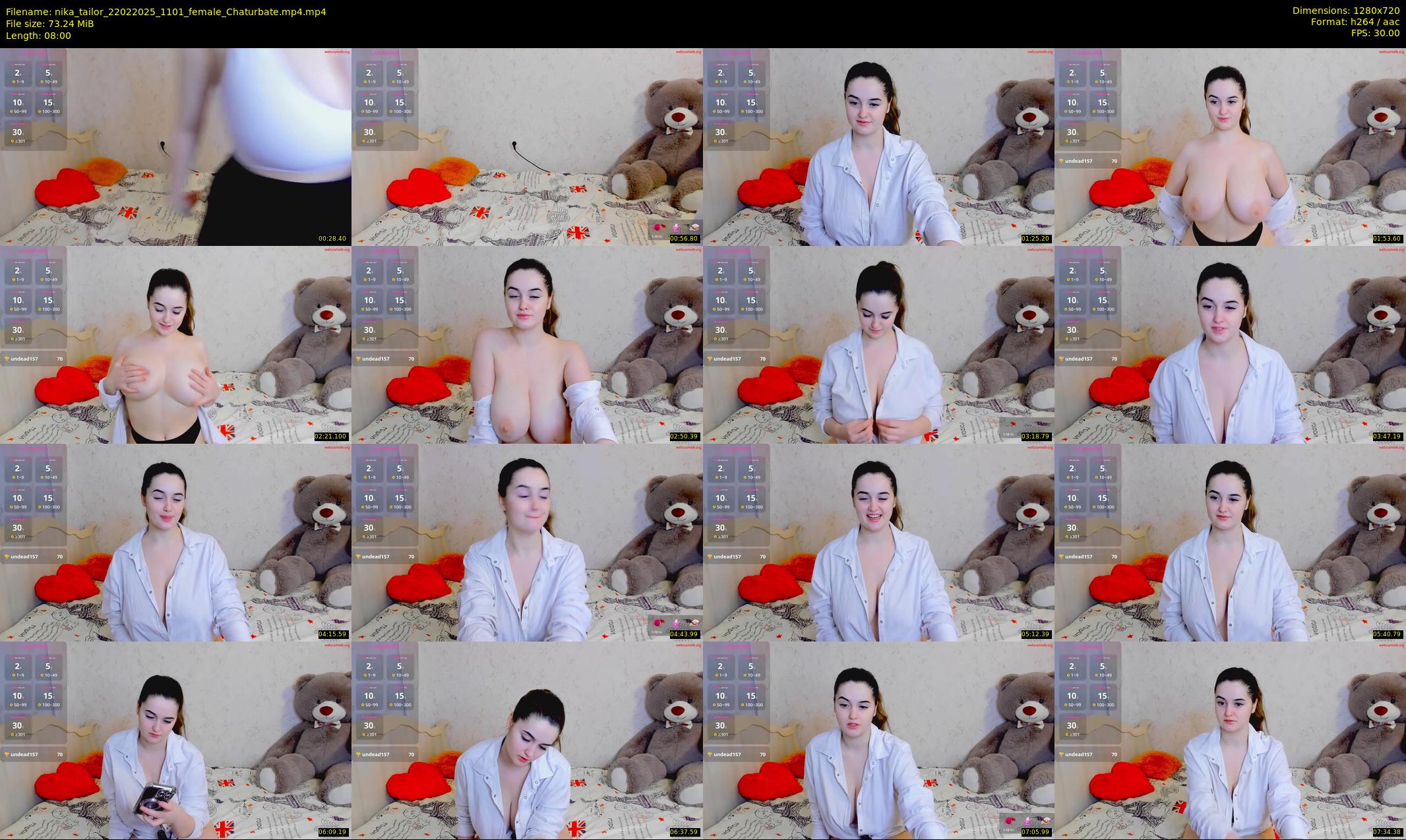 nika_tailor — 8 minute Chaturbate female cam show recording, 720p, Feb 22, 2025
